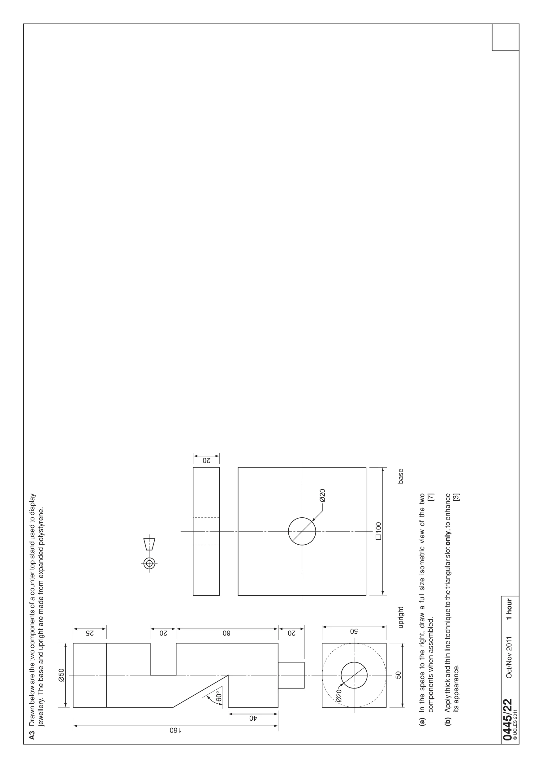 Cambridge IGCSE Design and Technology 0445 2011 Oct/Nov Paper 2 · Variant 2 question paper, page 2 of 4