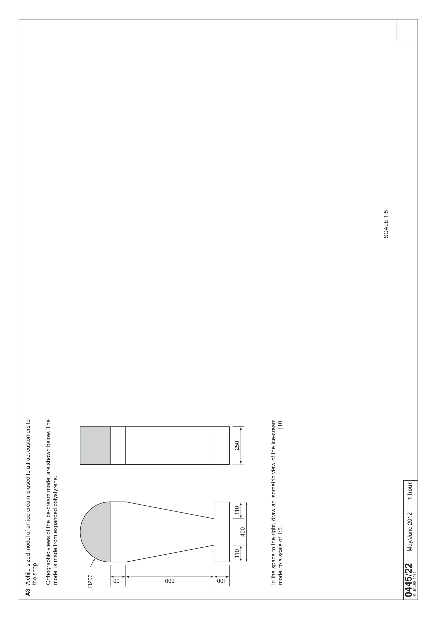 Cambridge IGCSE Design and Technology 0445 2012 May/June Paper 2 · Variant 2 question paper, page 2 of 4