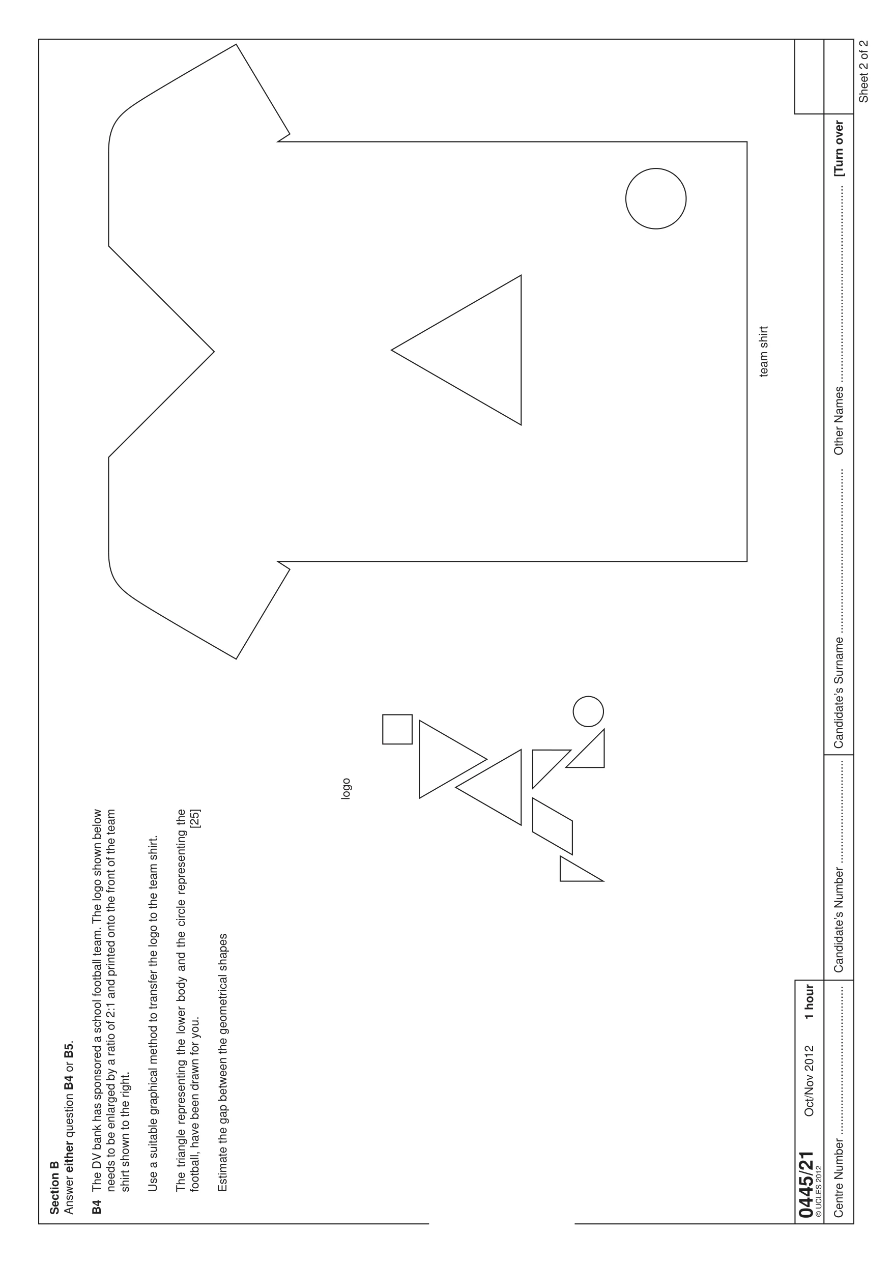 Cambridge IGCSE Design and Technology 0445 2012 Oct/Nov Paper 2 · Variant 1 question paper, page 3 of 4