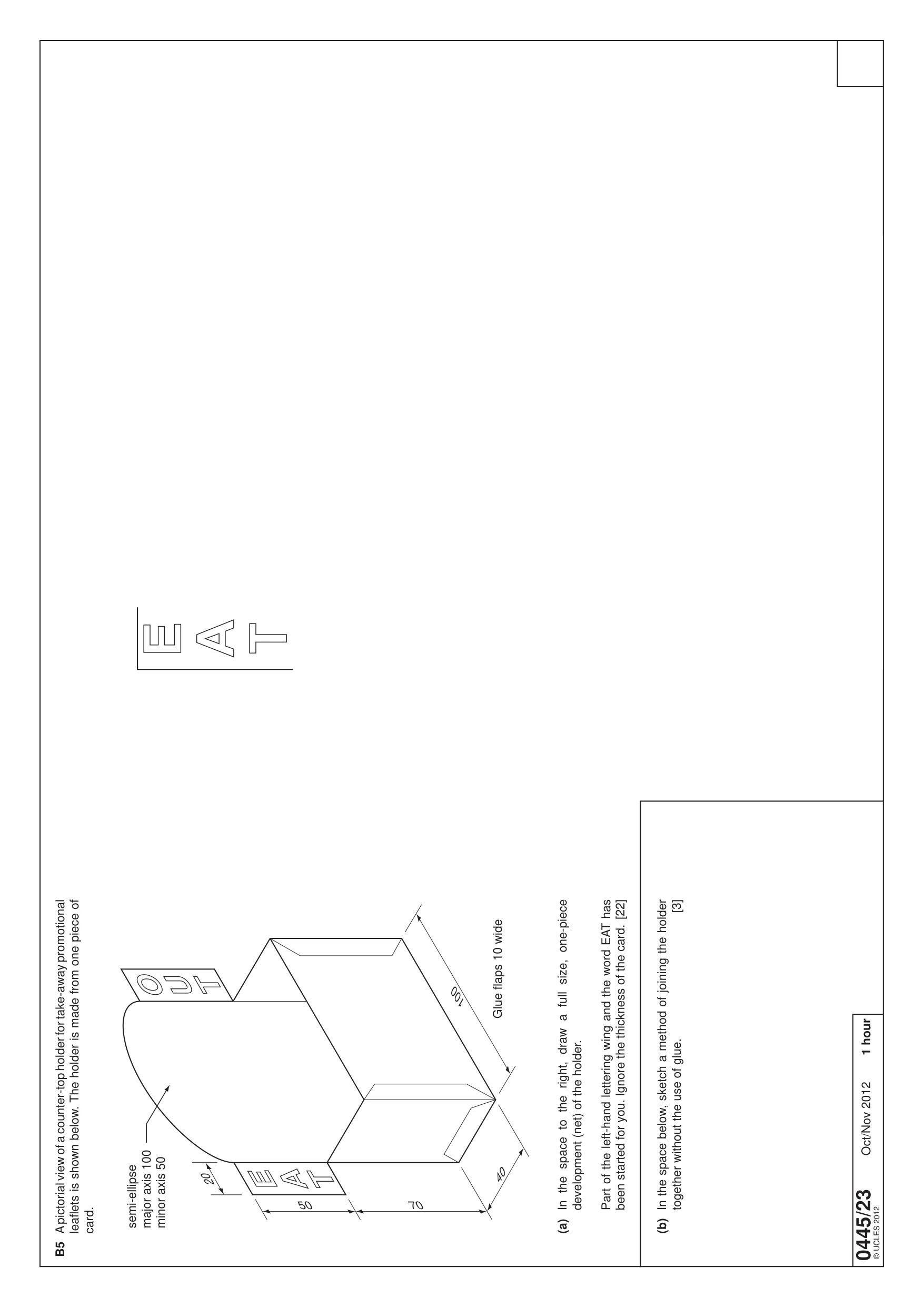 Cambridge IGCSE Design and Technology 0445 2012 Oct/Nov Paper 2 · Variant 3 question paper, page 4 of 4