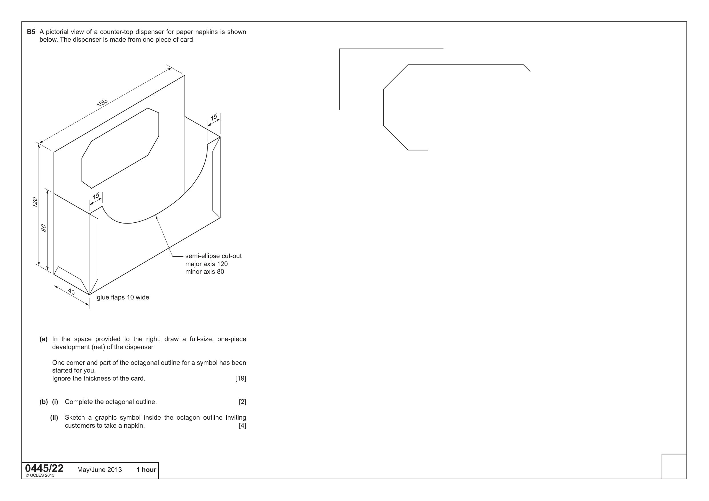 Cambridge IGCSE Design and Technology 0445 2013 May/June Paper 2 · Variant 2 question paper, page 4 of 4