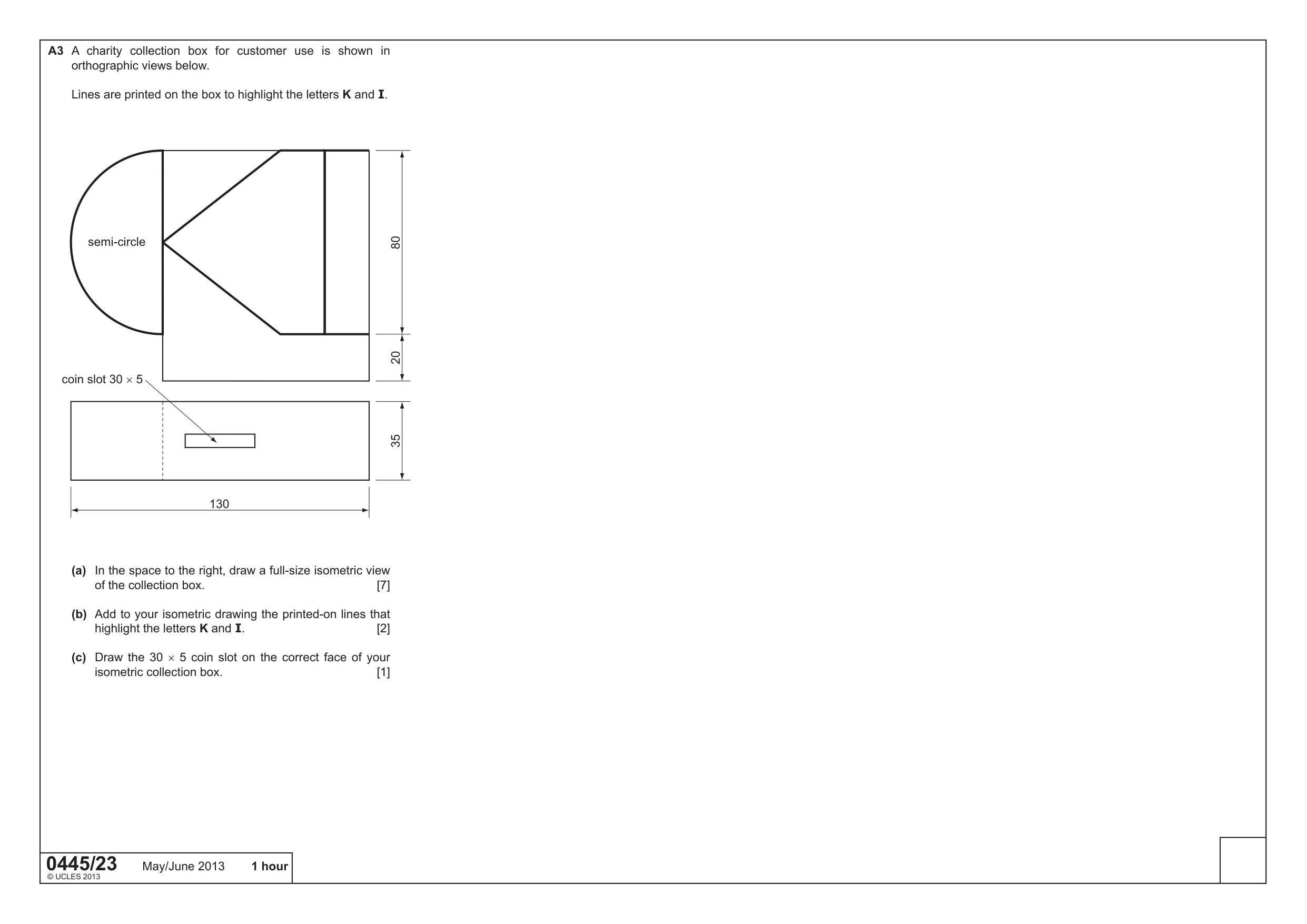 Cambridge IGCSE Design and Technology 0445 2013 May/June Paper 2 · Variant 3 question paper, page 2 of 4