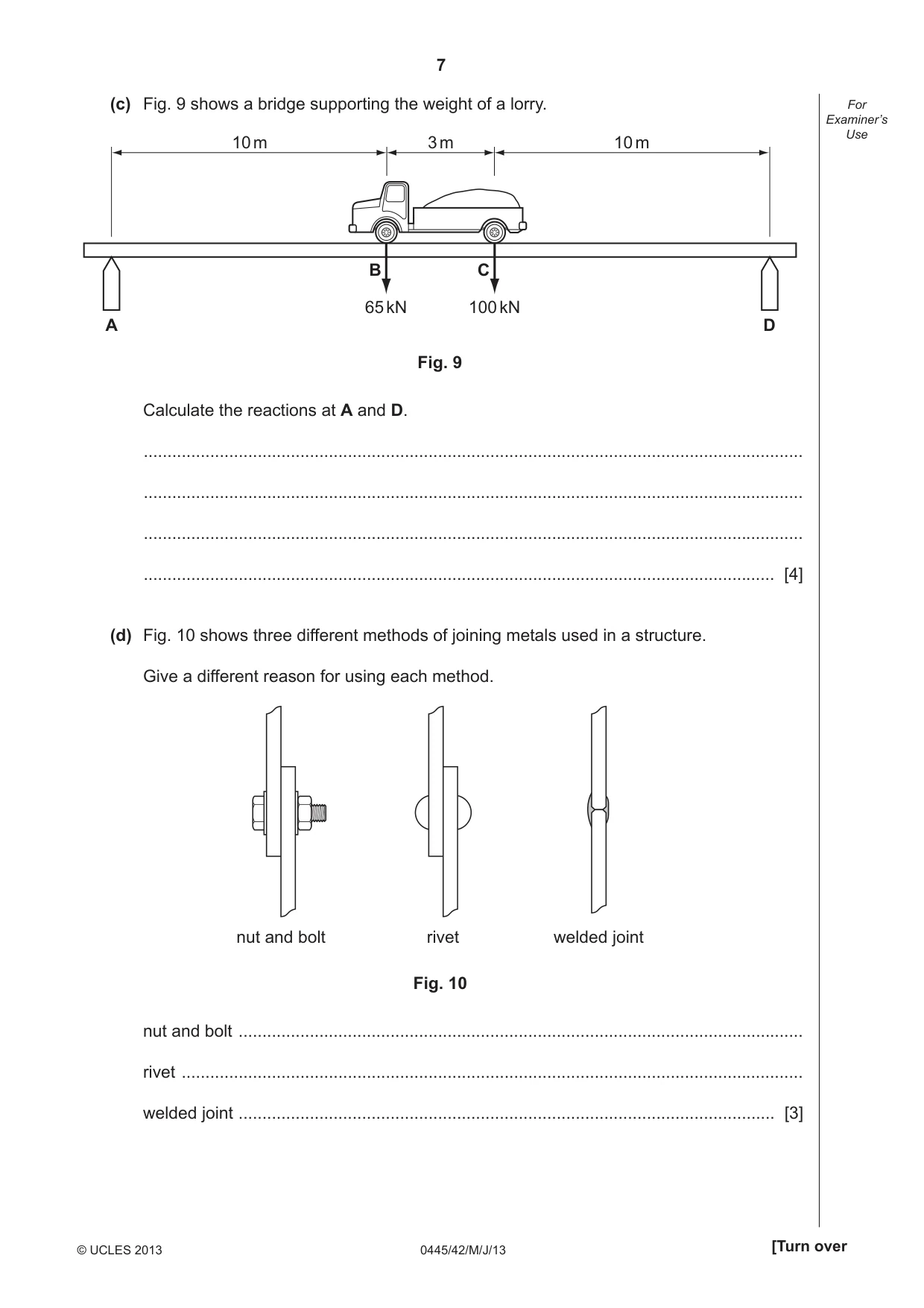 Cambridge IGCSE Design and Technology 0445 2013 May/June Paper 4 · Variant 2 question paper, page 7 of 20