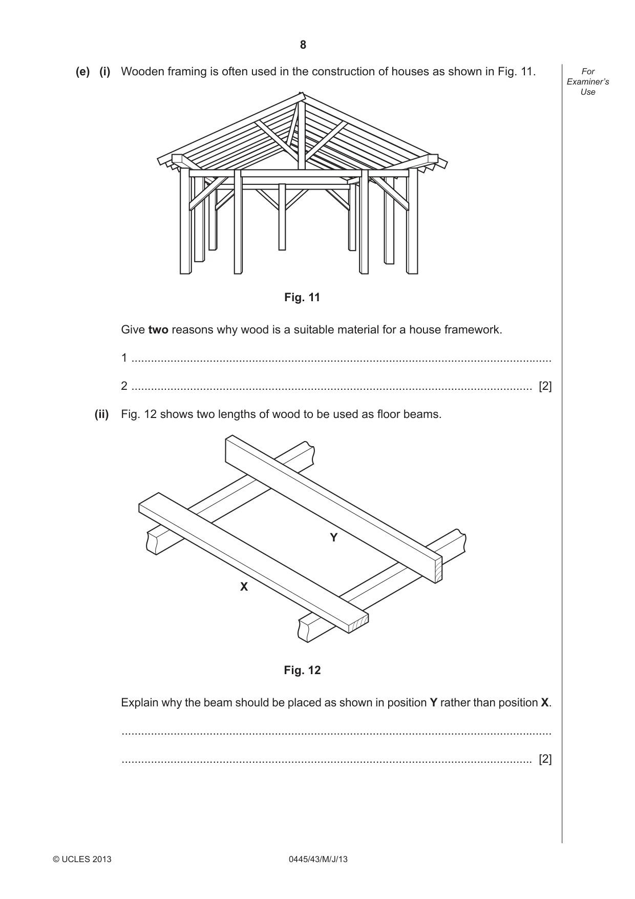 Cambridge IGCSE Design and Technology 0445 2013 May/June Paper 4 · Variant 3 question paper, page 8 of 20