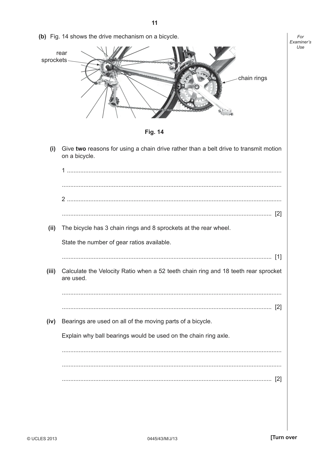Cambridge IGCSE Design and Technology 0445 2013 May/June Paper 4 · Variant 3 question paper, page 11 of 20