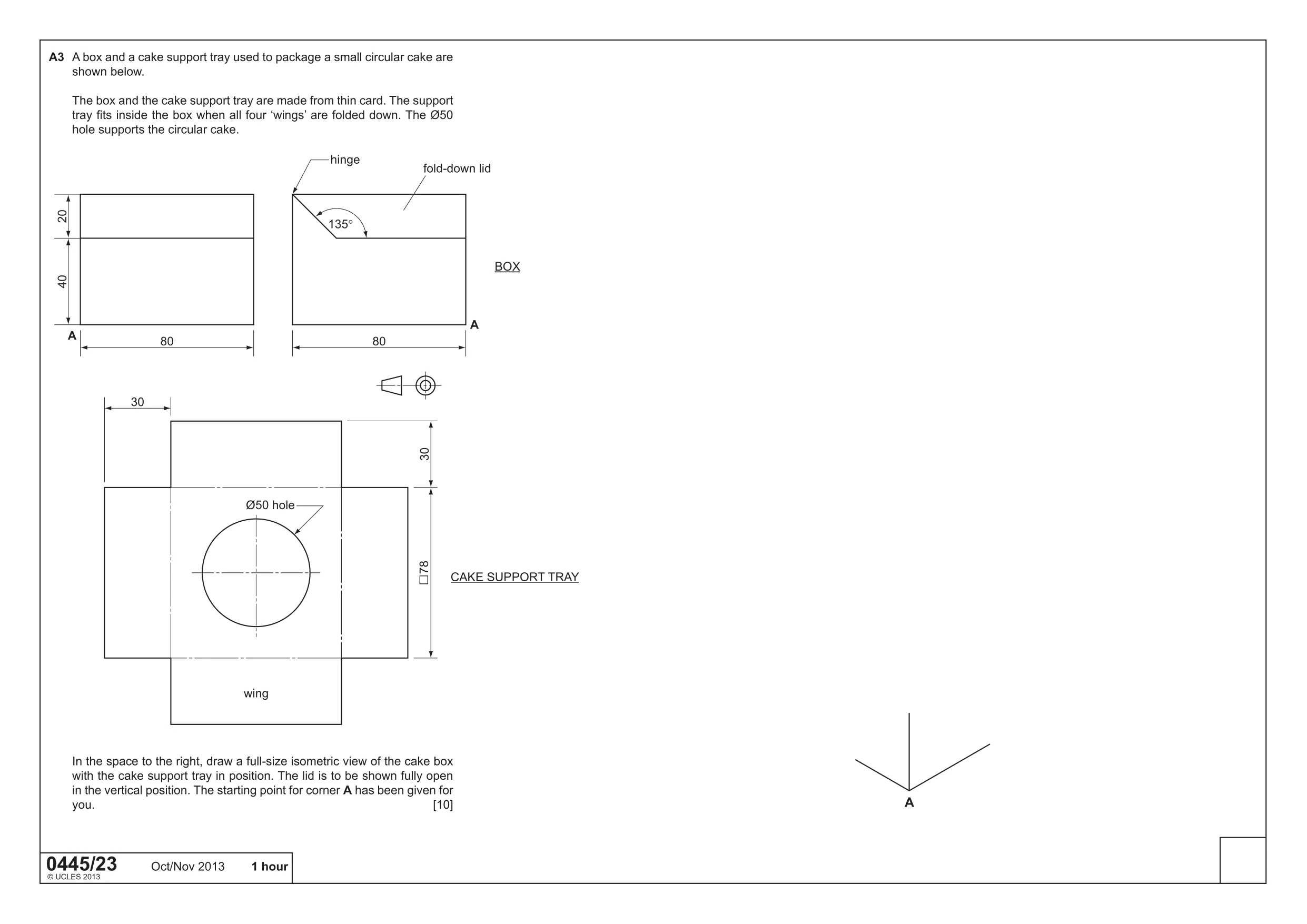 Cambridge IGCSE Design and Technology 0445 2013 Oct/Nov Paper 2 · Variant 3 question paper, page 2 of 4