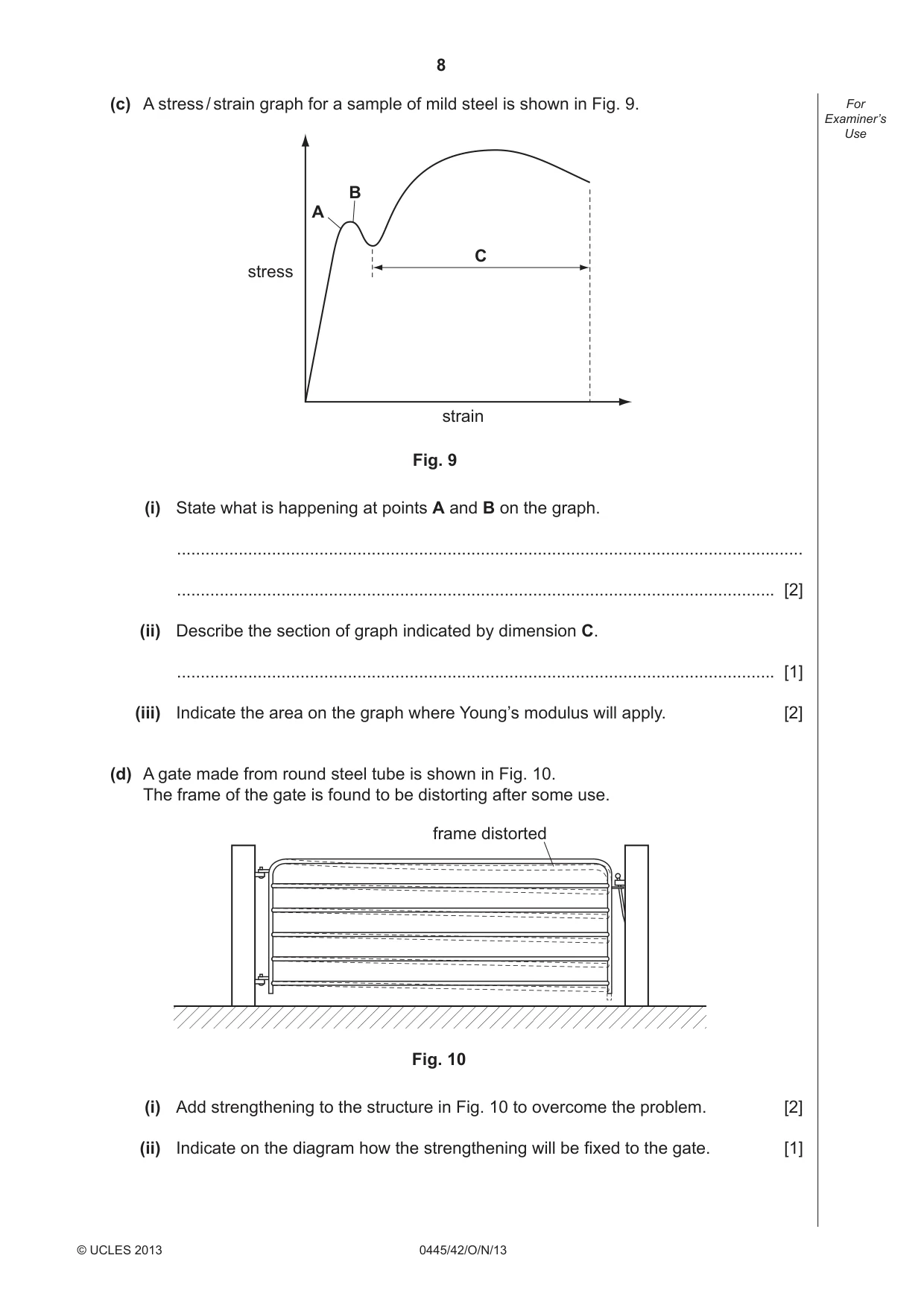 Cambridge IGCSE Design and Technology 0445 2013 Oct/Nov Paper 4 · Variant 2 question paper, page 8 of 20