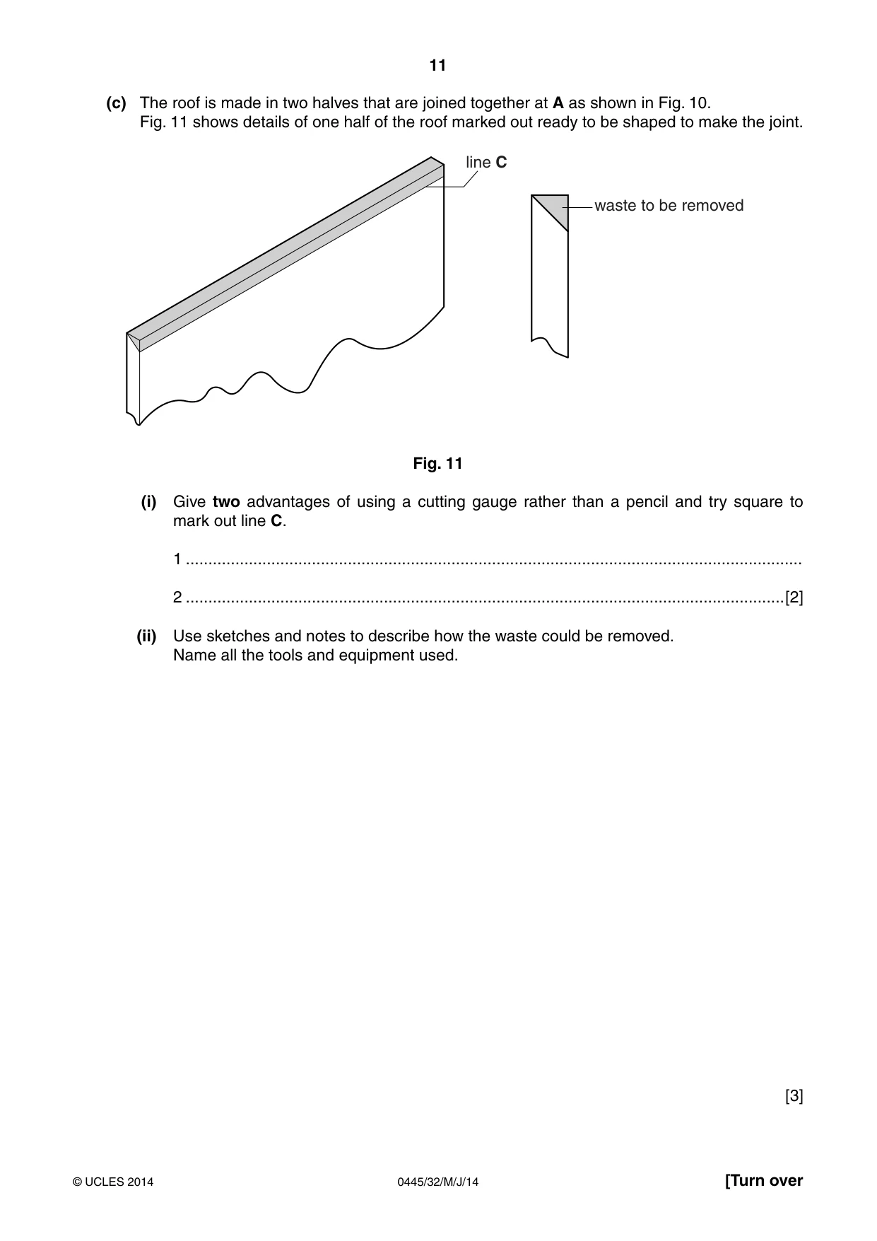 Cambridge IGCSE Design and Technology 0445 2014 May/June Paper 3 · Variant 2 question paper, page 11 of 16