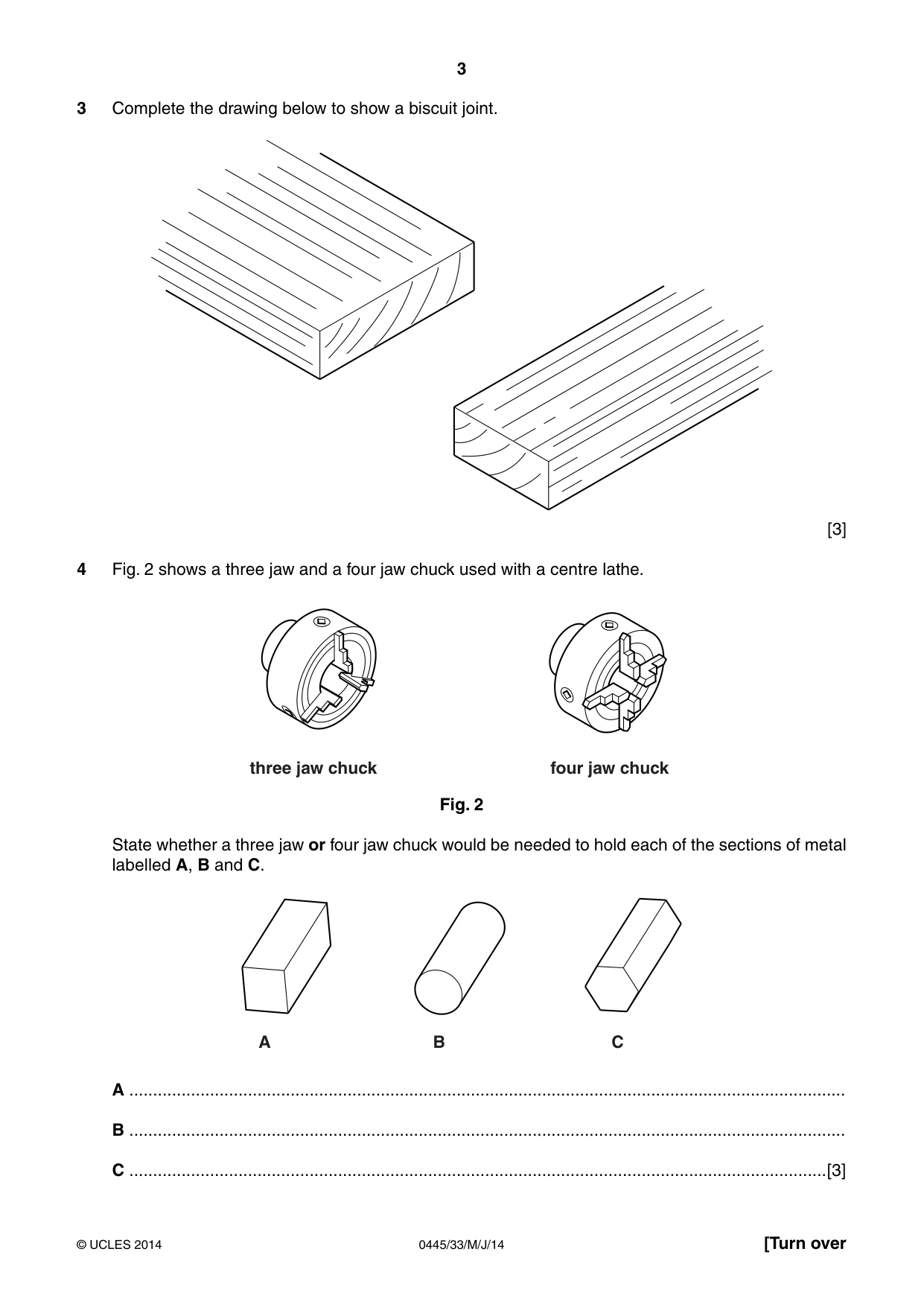 Cambridge IGCSE Design and Technology 0445 2014 May/June Paper 3 · Variant 3 question paper, page 3 of 20