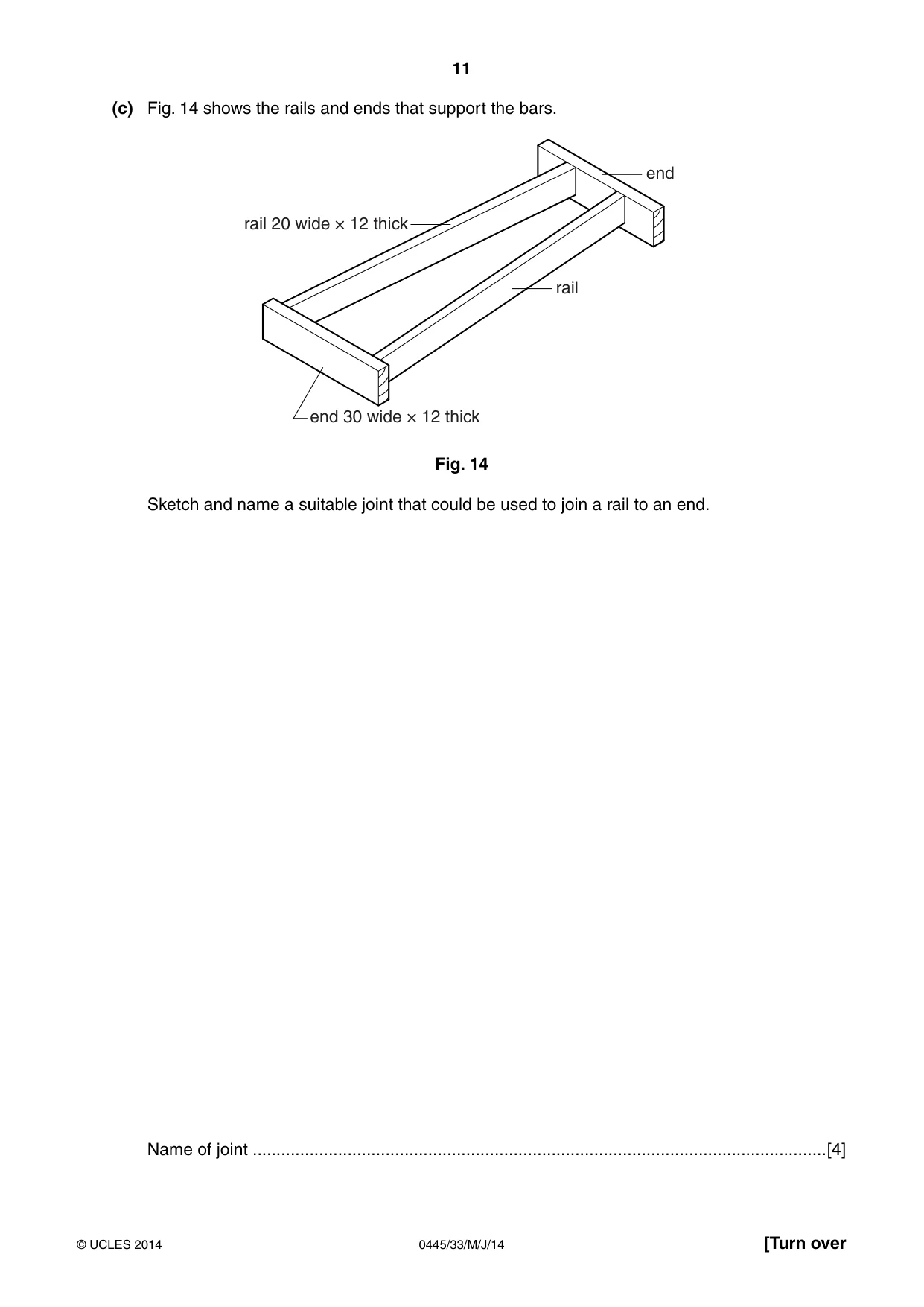 Cambridge IGCSE Design and Technology 0445 2014 May/June Paper 3 · Variant 3 question paper, page 11 of 20