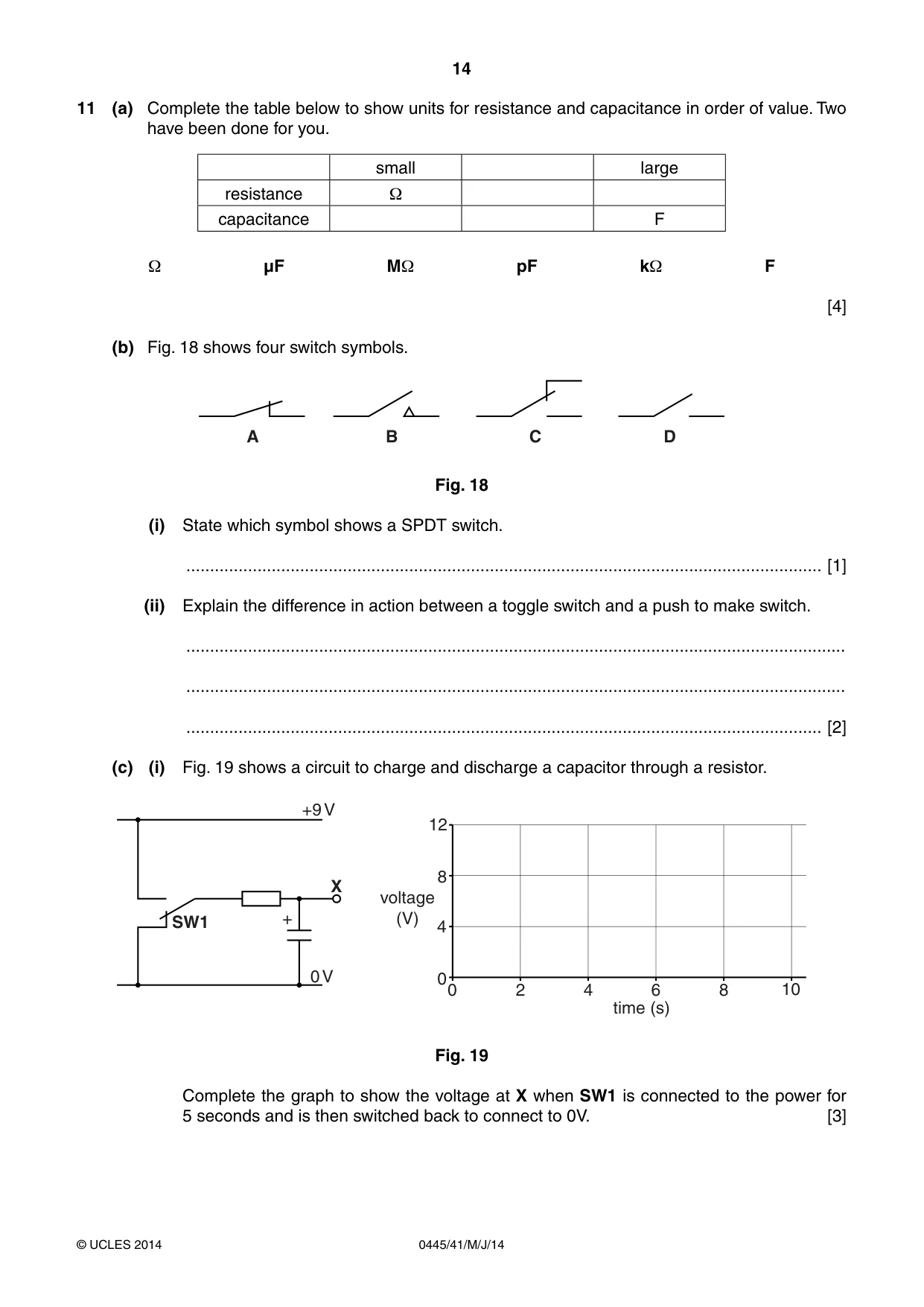 Cambridge IGCSE Design and Technology 0445 2014 May/June Paper 4 · Variant 1 question paper, page 14 of 20