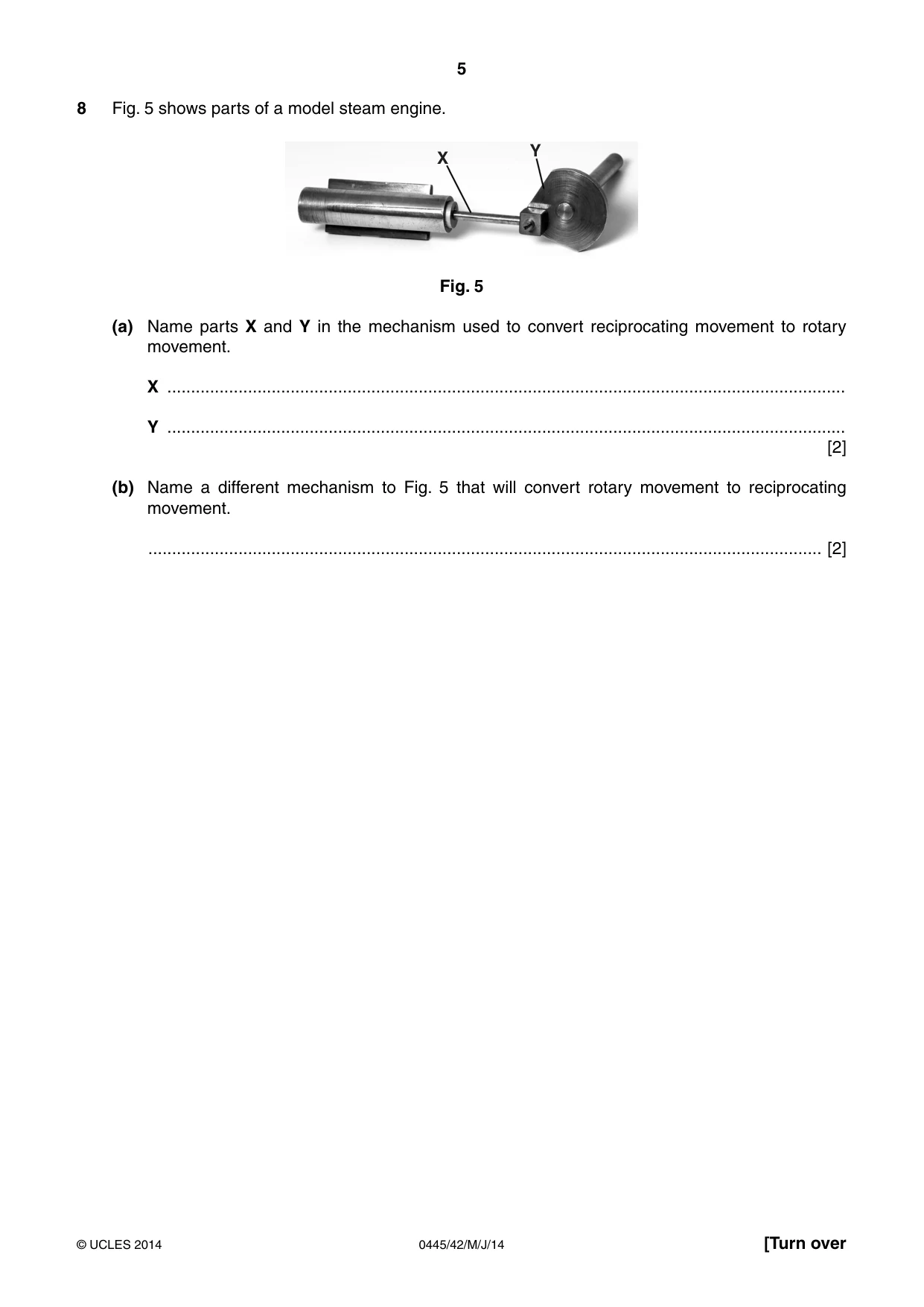 Cambridge IGCSE Design and Technology 0445 2014 May/June Paper 4 · Variant 2 question paper, page 5 of 20
