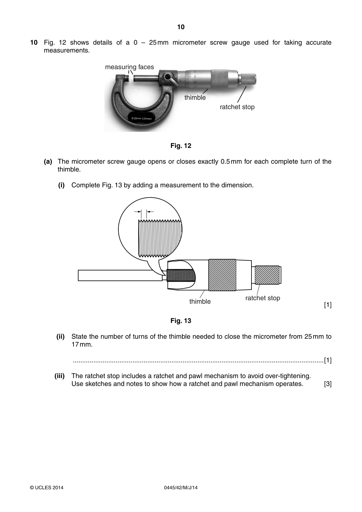 Cambridge IGCSE Design and Technology 0445 2014 May/June Paper 4 · Variant 2 question paper, page 10 of 20