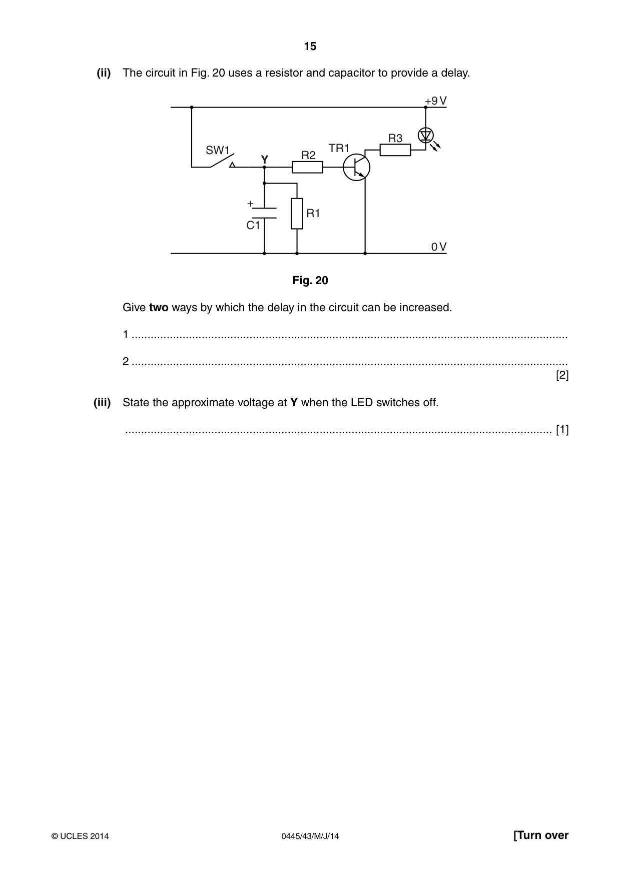 Cambridge IGCSE Design and Technology 0445 2014 May/June Paper 4 · Variant 3 question paper, page 15 of 20