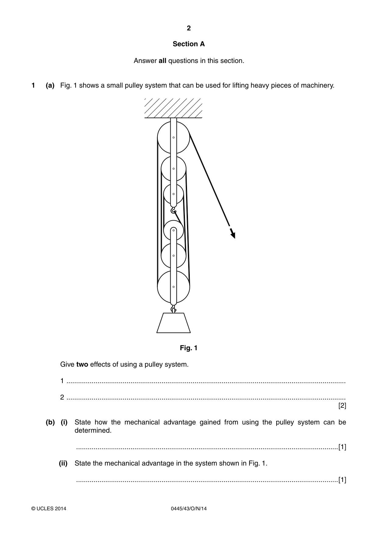 Cambridge IGCSE Design and Technology 0445 2014 Oct/Nov Paper 4 · Variant 3 question paper, page 2 of 20