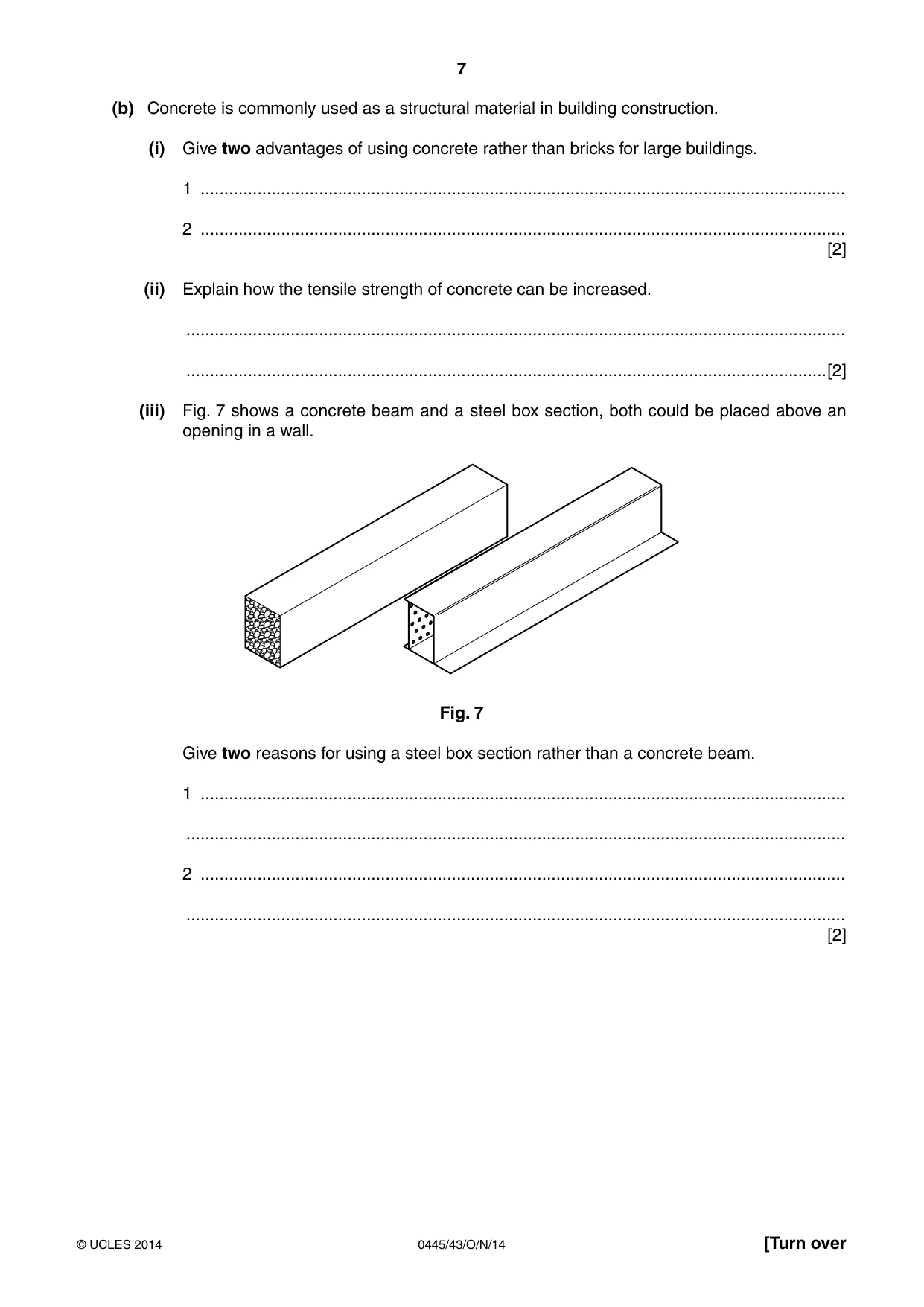 Cambridge IGCSE Design and Technology 0445 2014 Oct/Nov Paper 4 · Variant 3 question paper, page 7 of 20