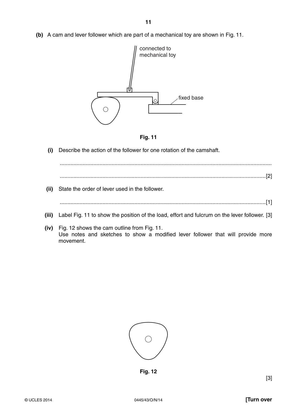 Cambridge IGCSE Design and Technology 0445 2014 Oct/Nov Paper 4 · Variant 3 question paper, page 11 of 20