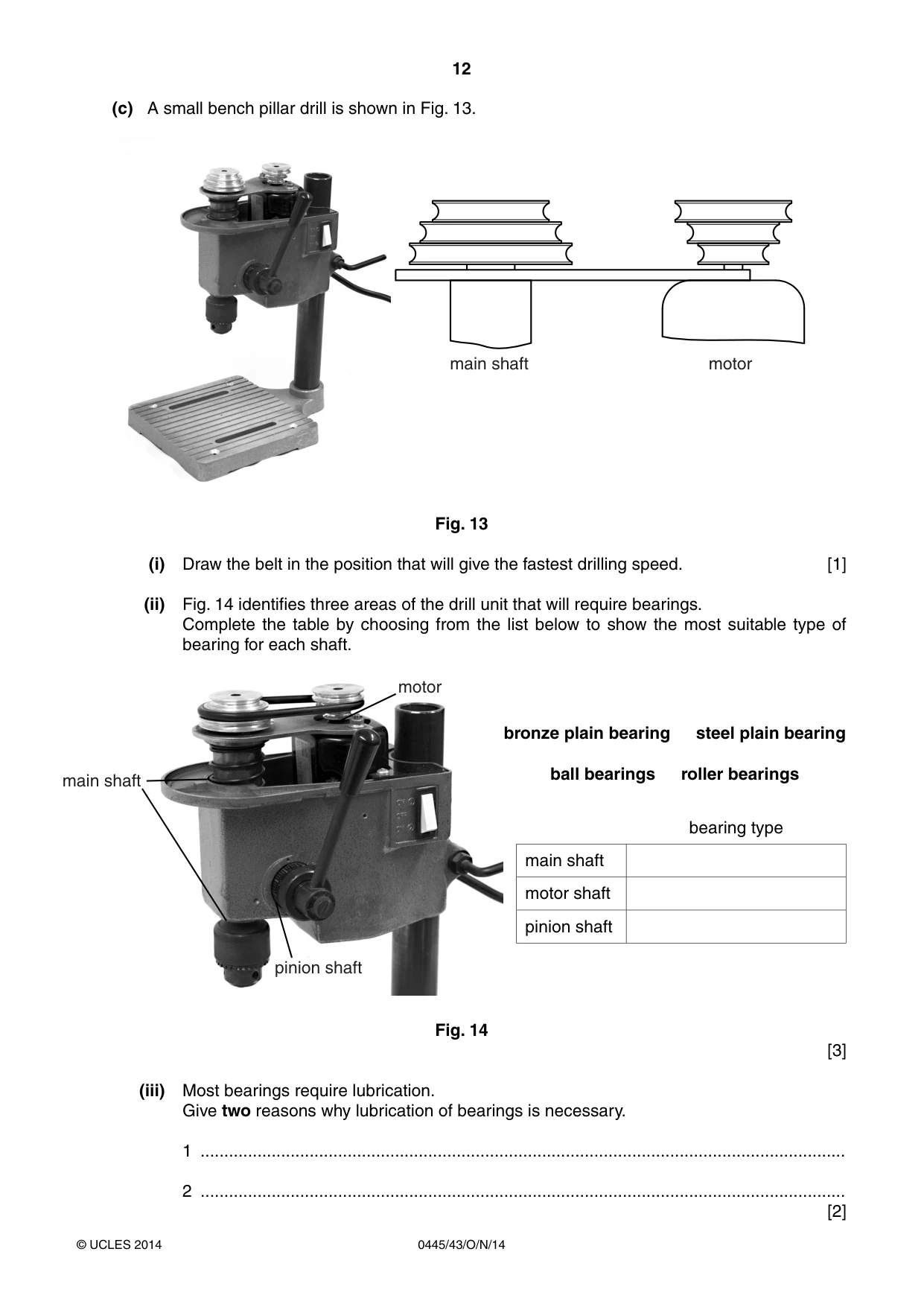 Cambridge IGCSE Design and Technology 0445 2014 Oct/Nov Paper 4 · Variant 3 question paper, page 12 of 20