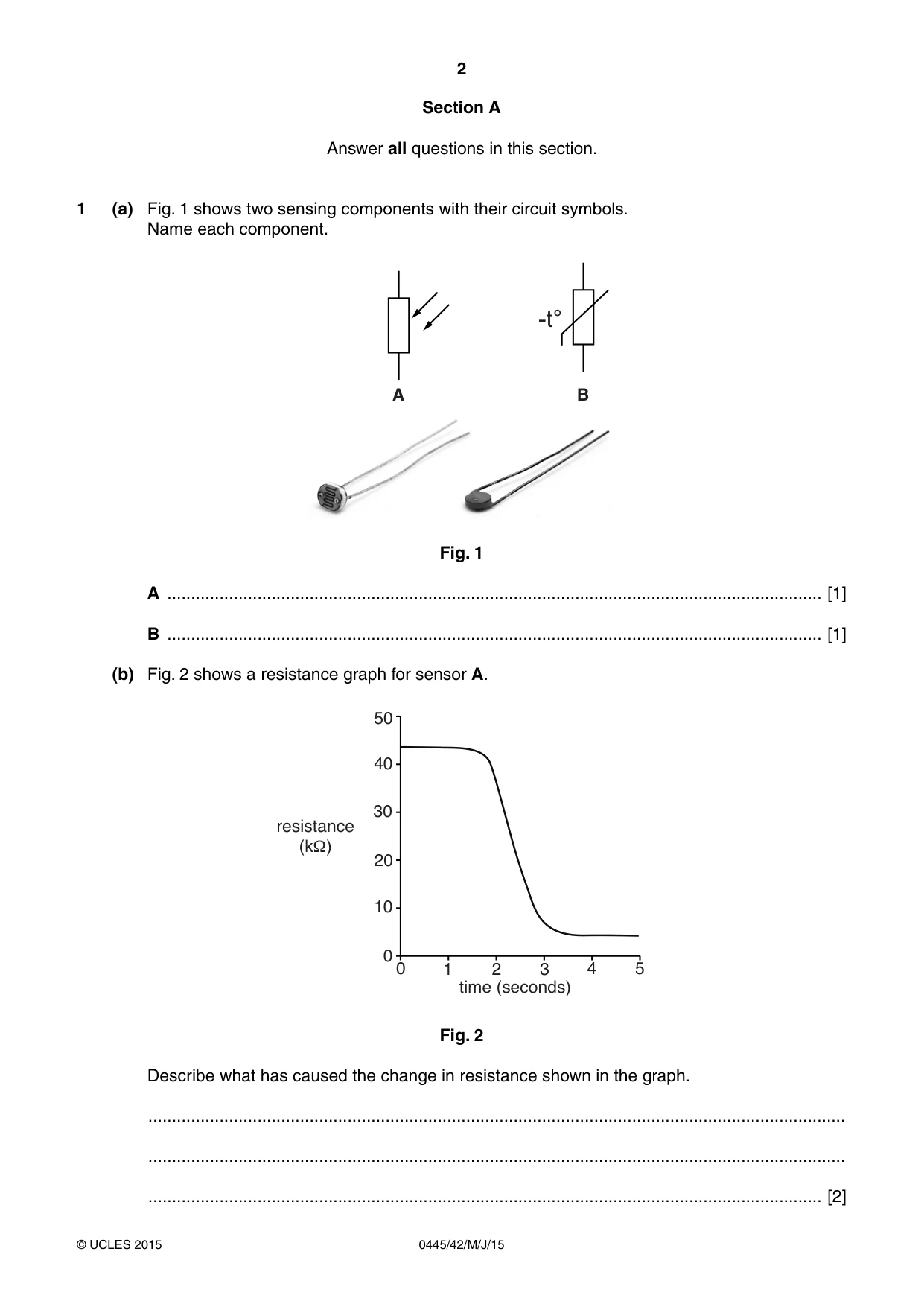Cambridge IGCSE Design and Technology 0445 2015 May/June Paper 4 · Variant 2 question paper, page 2 of 20