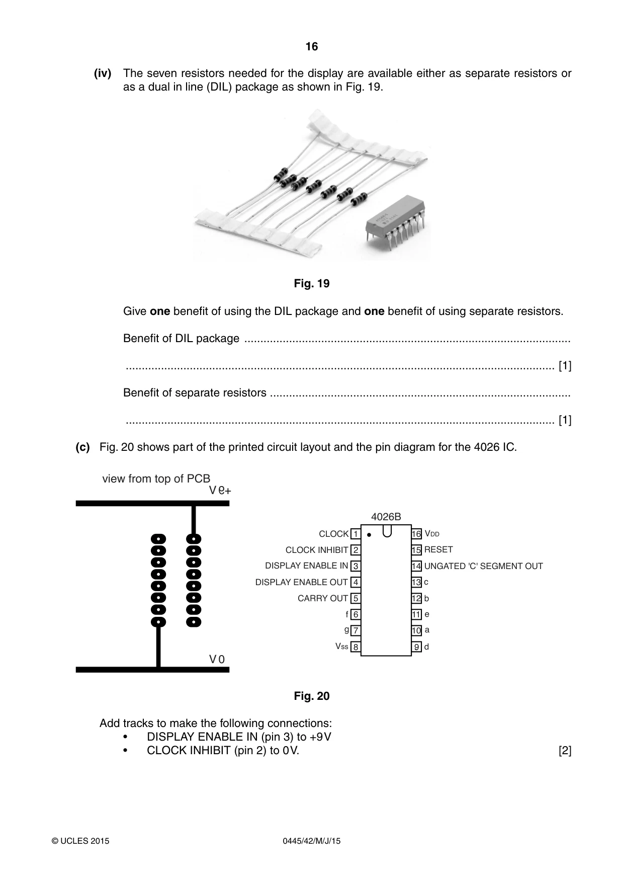 Cambridge IGCSE Design and Technology 0445 2015 May/June Paper 4 · Variant 2 question paper, page 16 of 20