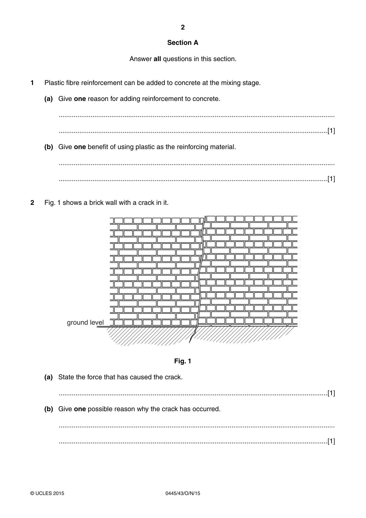 Cambridge IGCSE Design and Technology 0445 2015 Oct/Nov Paper 4 · Variant 3 question paper, page 2 of 20