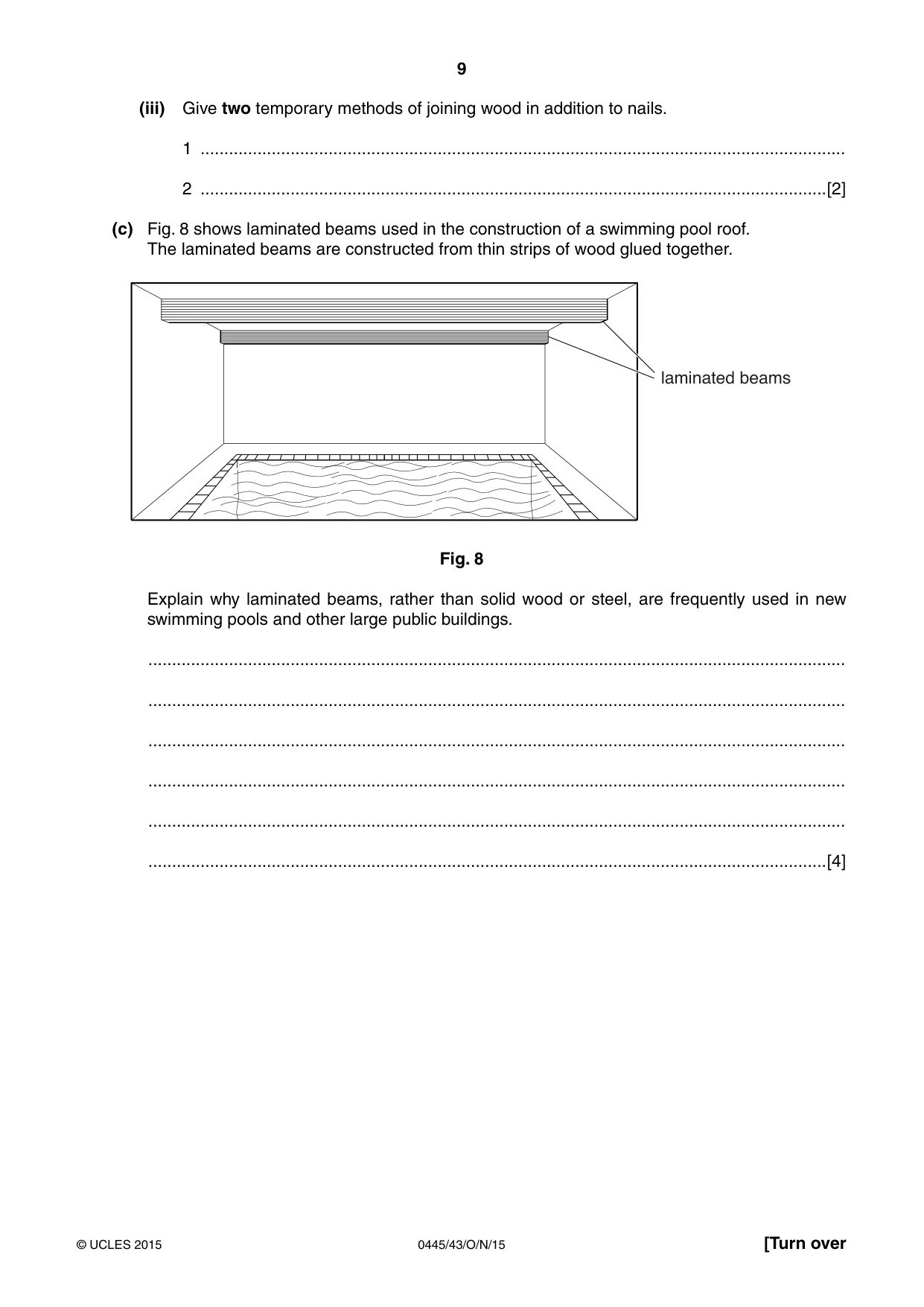 Cambridge IGCSE Design and Technology 0445 2015 Oct/Nov Paper 4 · Variant 3 question paper, page 9 of 20