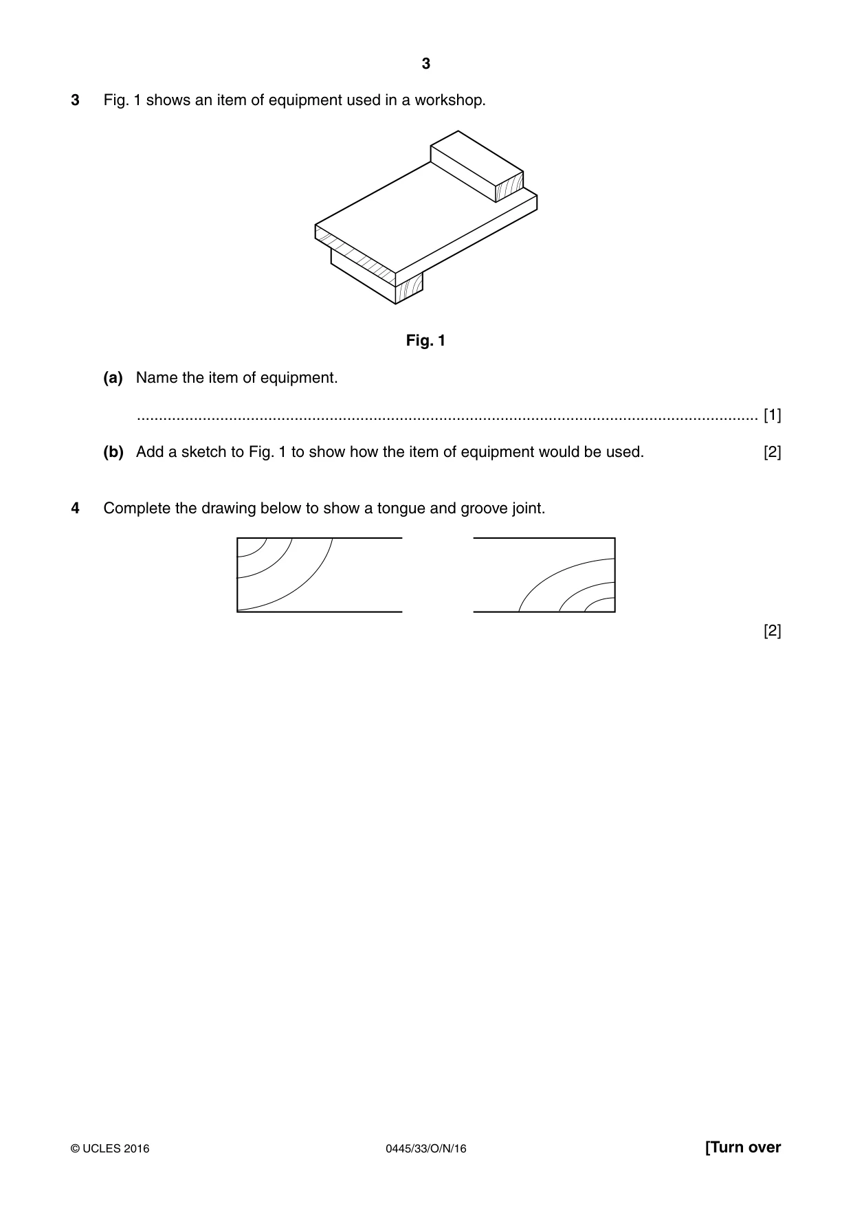 Cambridge IGCSE Design and Technology 0445 2016 Oct/Nov Paper 3 · Variant 3 question paper, page 3 of 20