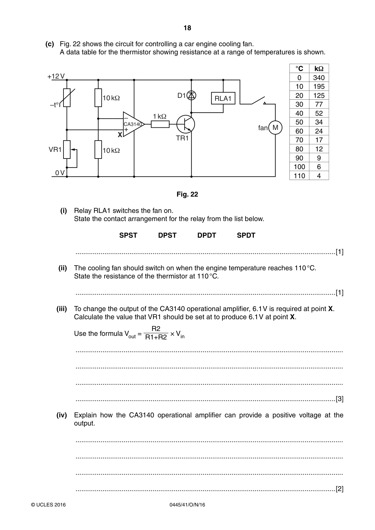 Cambridge IGCSE Design and Technology 0445 2016 Oct/Nov Paper 4 · Variant 1 question paper, page 18 of 20