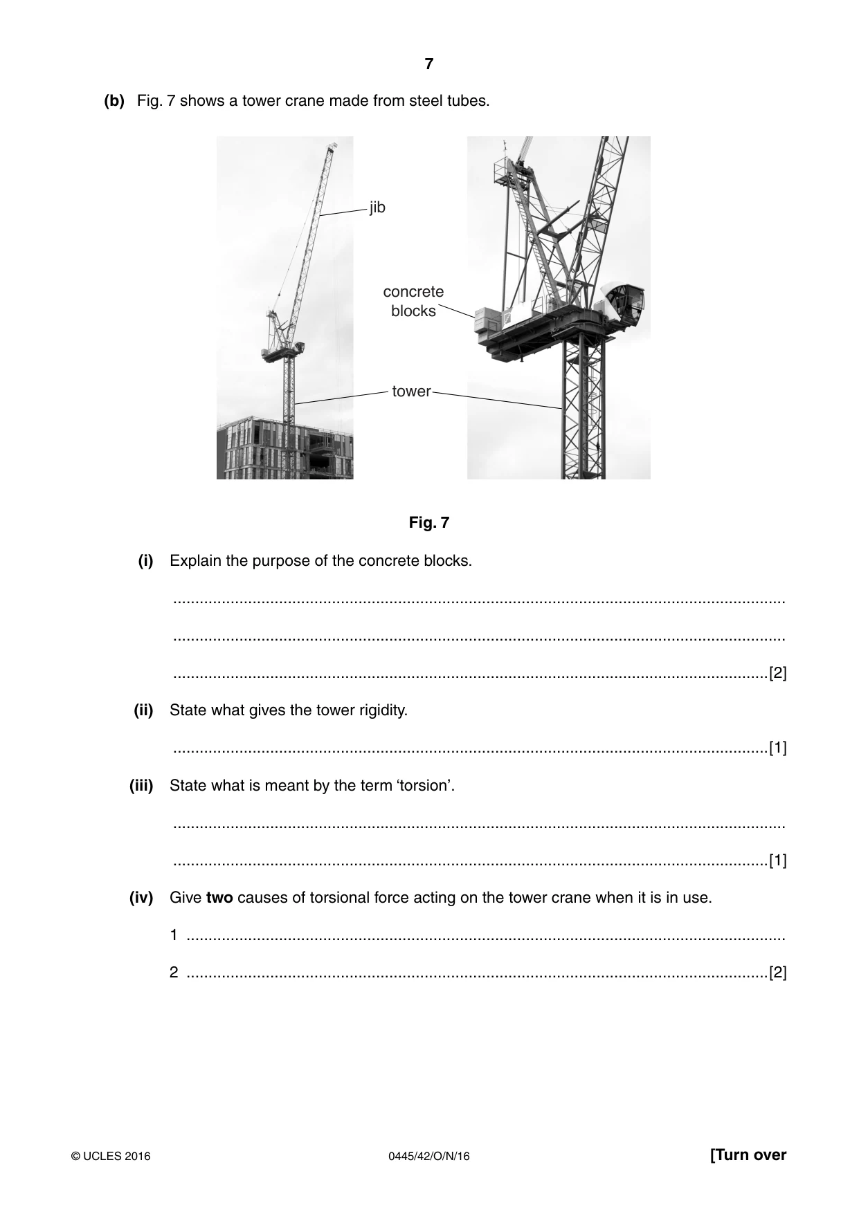 Cambridge IGCSE Design and Technology 0445 2016 Oct/Nov Paper 4 · Variant 2 question paper, page 7 of 20