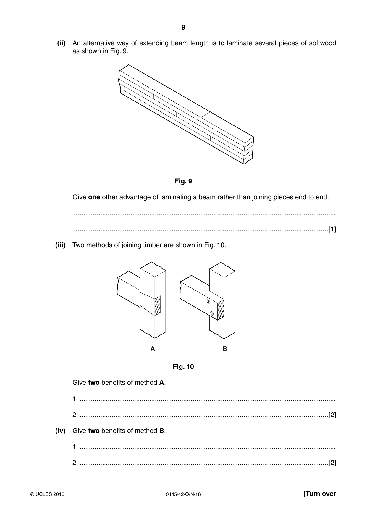 Cambridge IGCSE Design and Technology 0445 2016 Oct/Nov Paper 4 · Variant 2 question paper, page 9 of 20