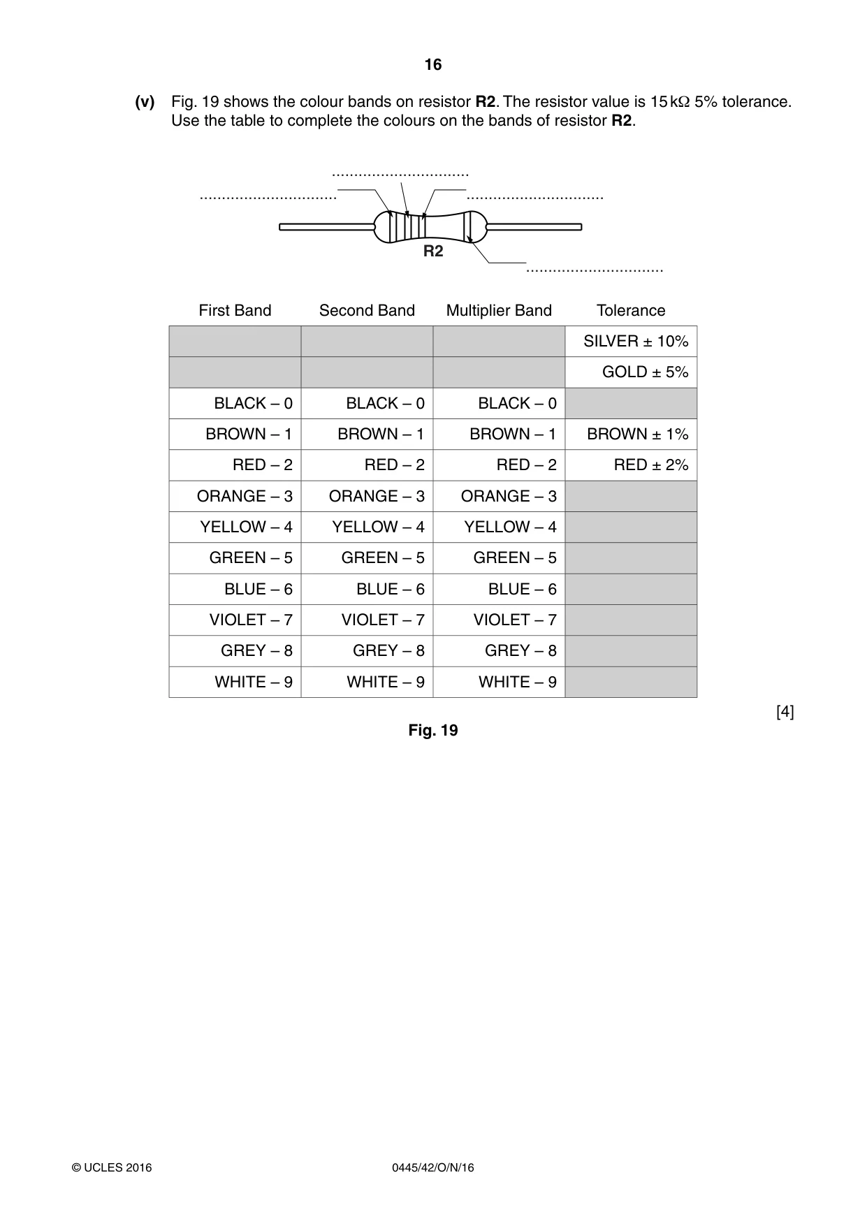 Cambridge IGCSE Design and Technology 0445 2016 Oct/Nov Paper 4 · Variant 2 question paper, page 16 of 20