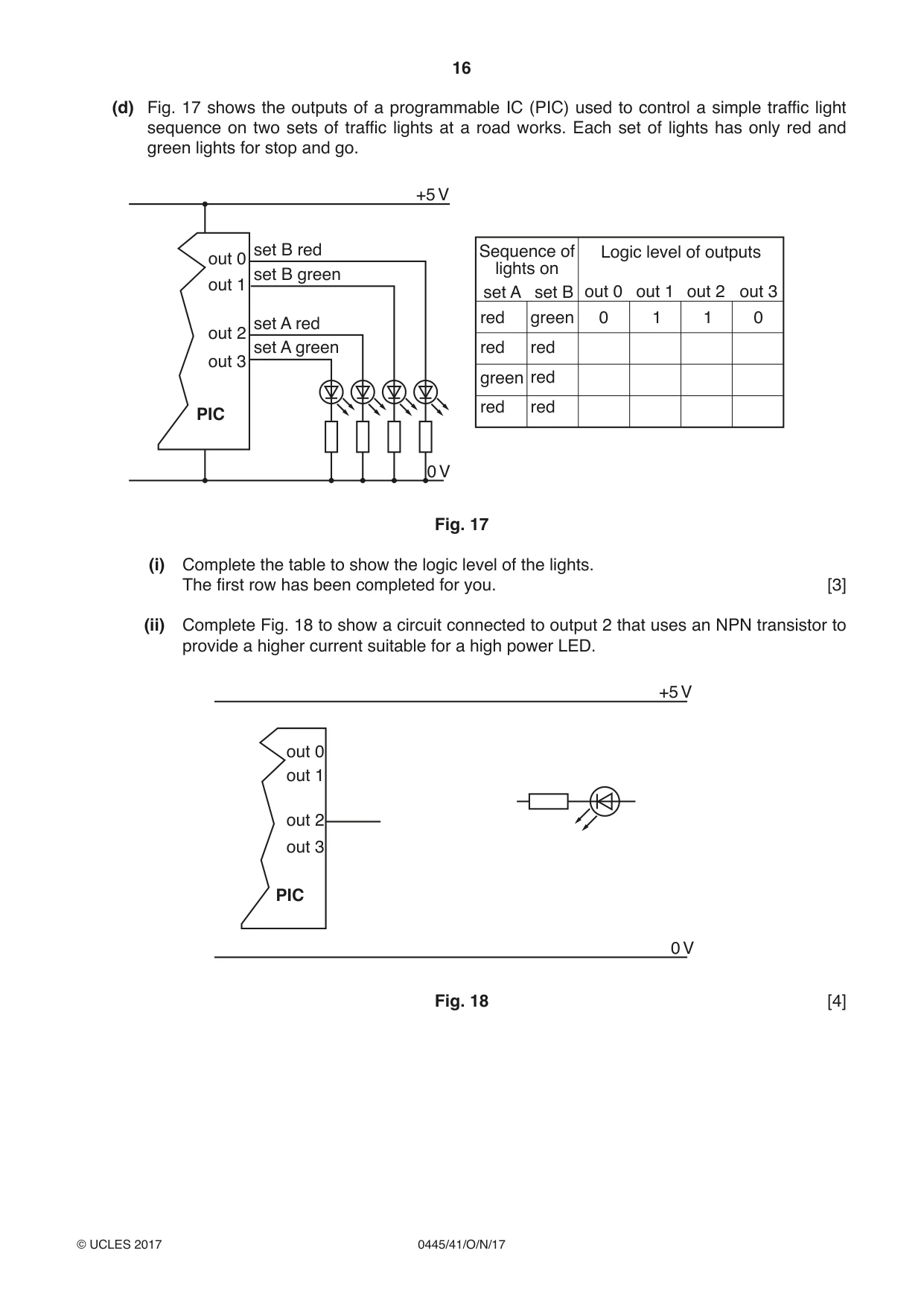 Cambridge IGCSE Design and Technology 0445 2017 Oct/Nov Paper 4 · Variant 1 question paper, page 16 of 20