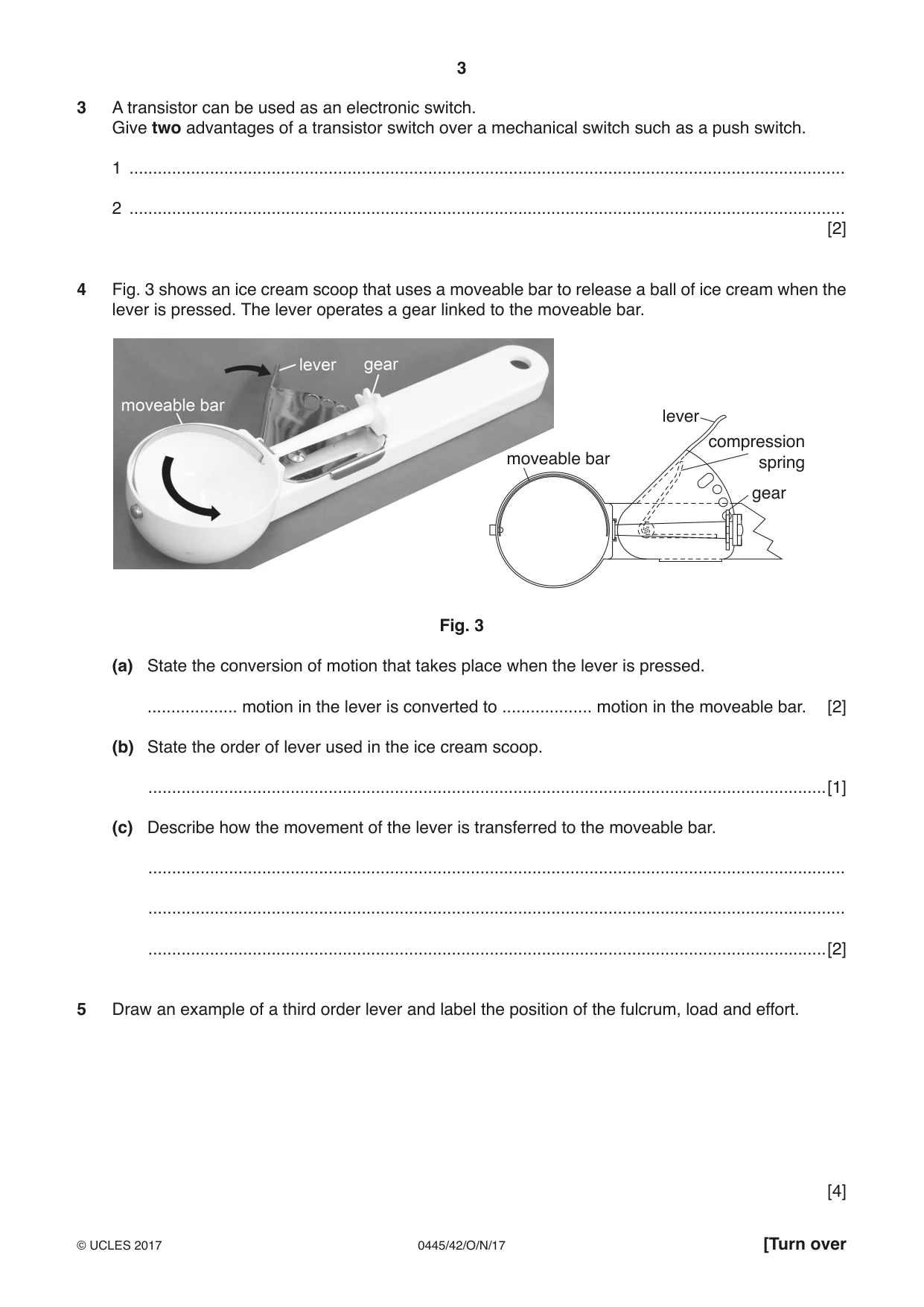 Cambridge IGCSE Design and Technology 0445 2017 Oct/Nov Paper 4 · Variant 2 question paper, page 3 of 20