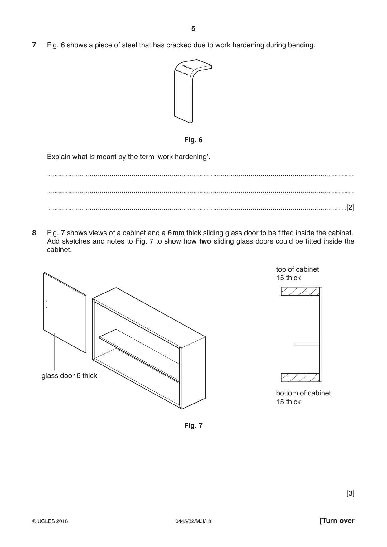 Cambridge IGCSE Design and Technology 0445 2018 May/June Paper 3 · Variant 2 question paper, page 5 of 20