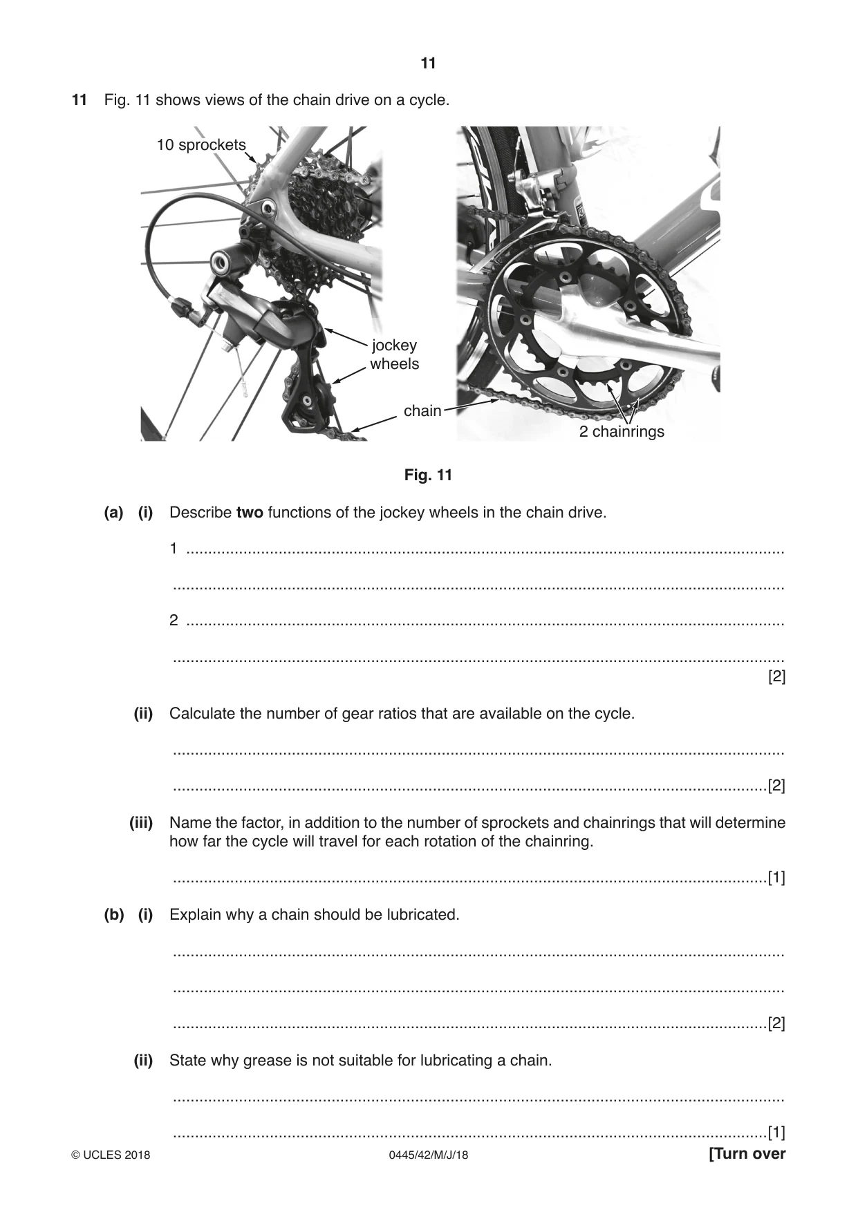 Cambridge IGCSE Design and Technology 0445 2018 May/June Paper 4 · Variant 2 question paper, page 11 of 20