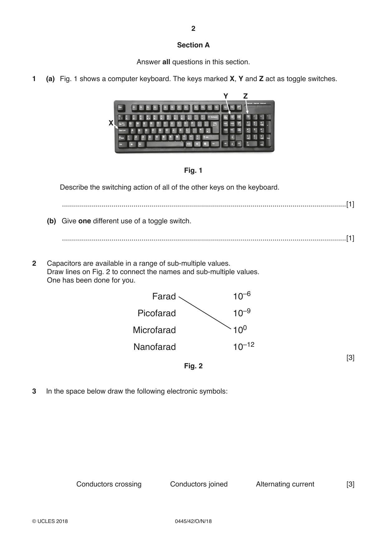 Cambridge IGCSE Design and Technology 0445 2018 Oct/Nov Paper 4 · Variant 2 question paper, page 2 of 20