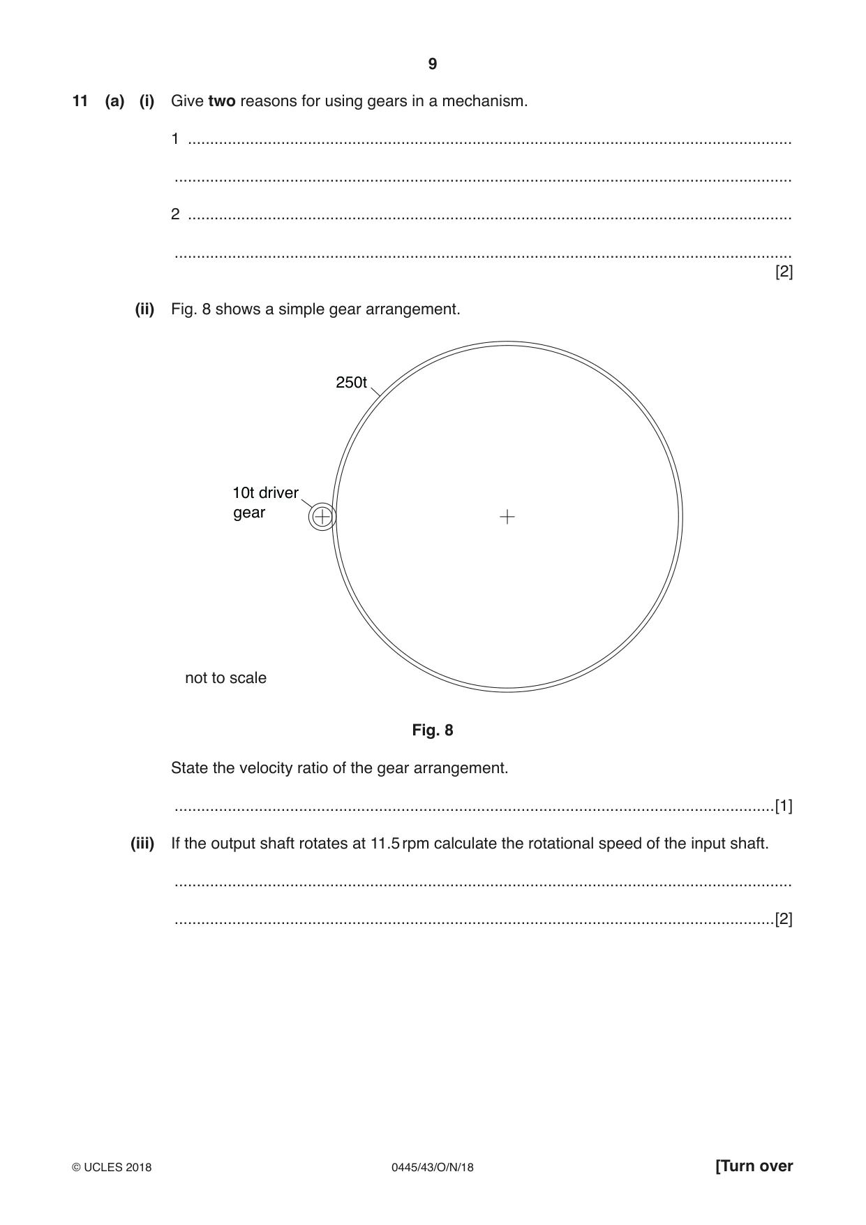 Cambridge IGCSE Design and Technology 0445 2018 Oct/Nov Paper 4 · Variant 3 question paper, page 9 of 20