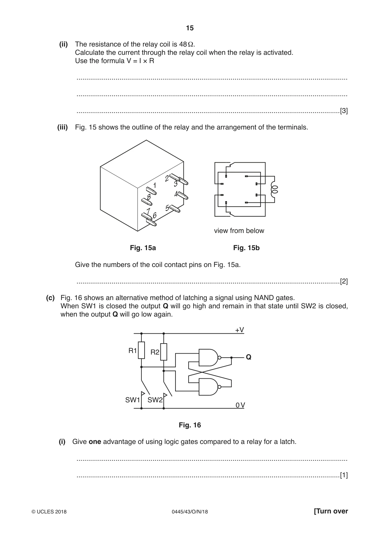 Cambridge IGCSE Design and Technology 0445 2018 Oct/Nov Paper 4 · Variant 3 question paper, page 15 of 20