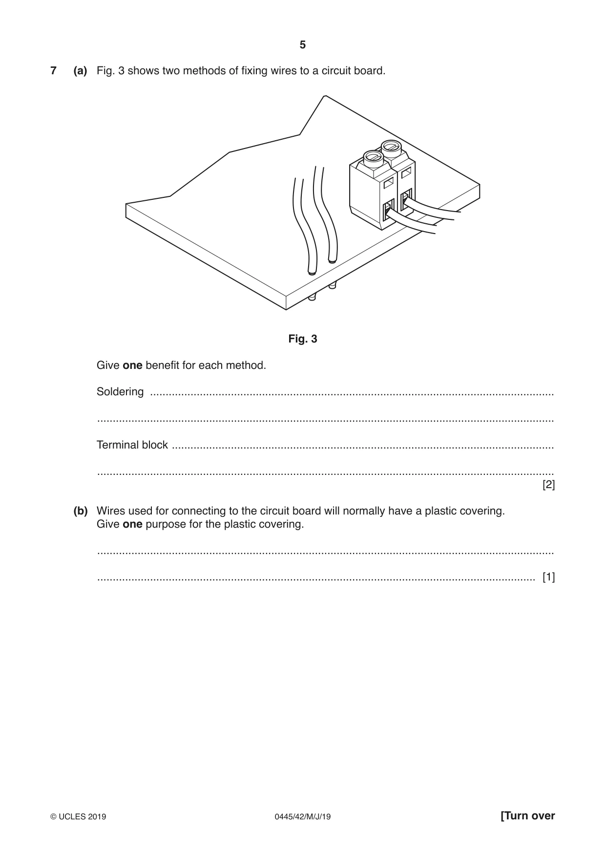Cambridge IGCSE Design and Technology 0445 2019 May/June Paper 4 · Variant 2 question paper, page 5 of 20