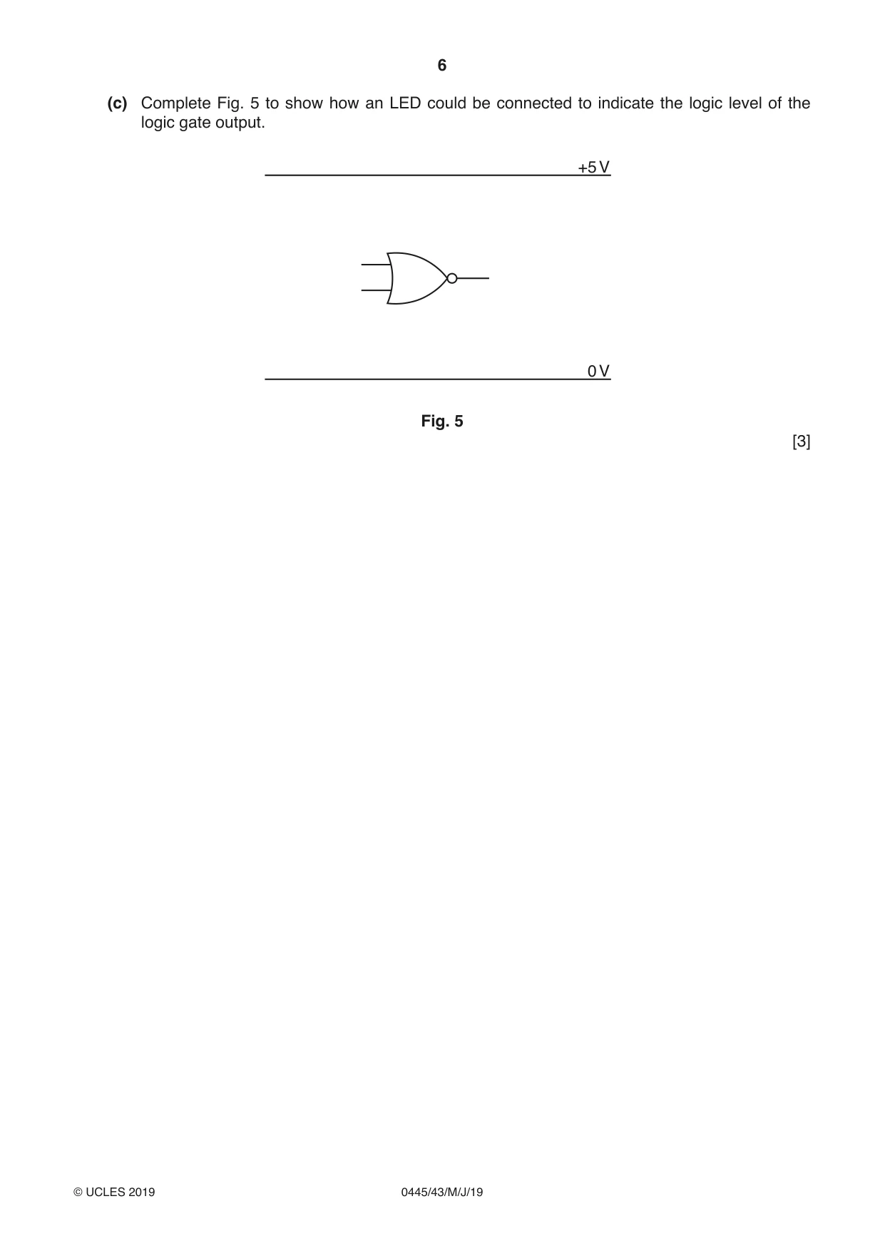 Cambridge IGCSE Design and Technology 0445 2019 May/June Paper 4 · Variant 3 question paper, page 6 of 24