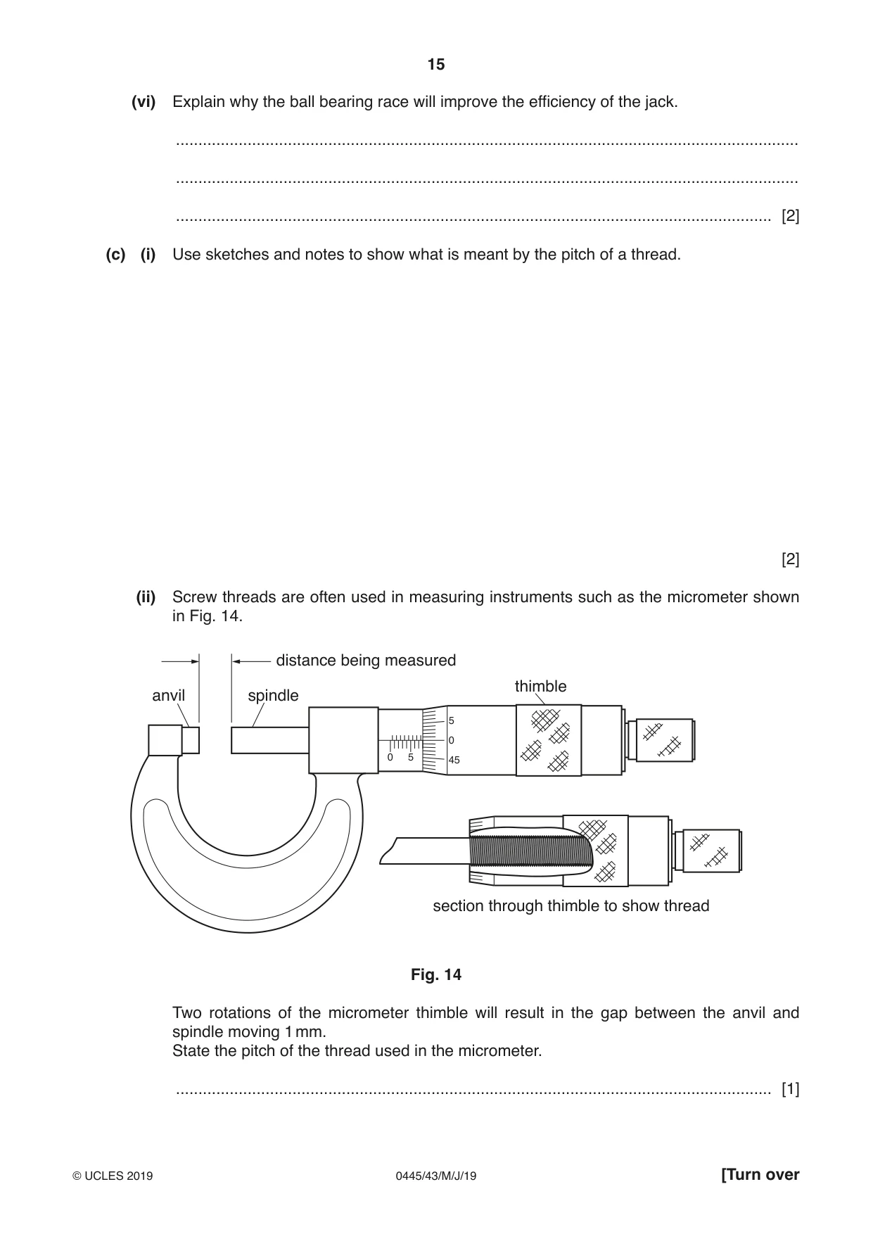 Cambridge IGCSE Design and Technology 0445 2019 May/June Paper 4 · Variant 3 question paper, page 15 of 24