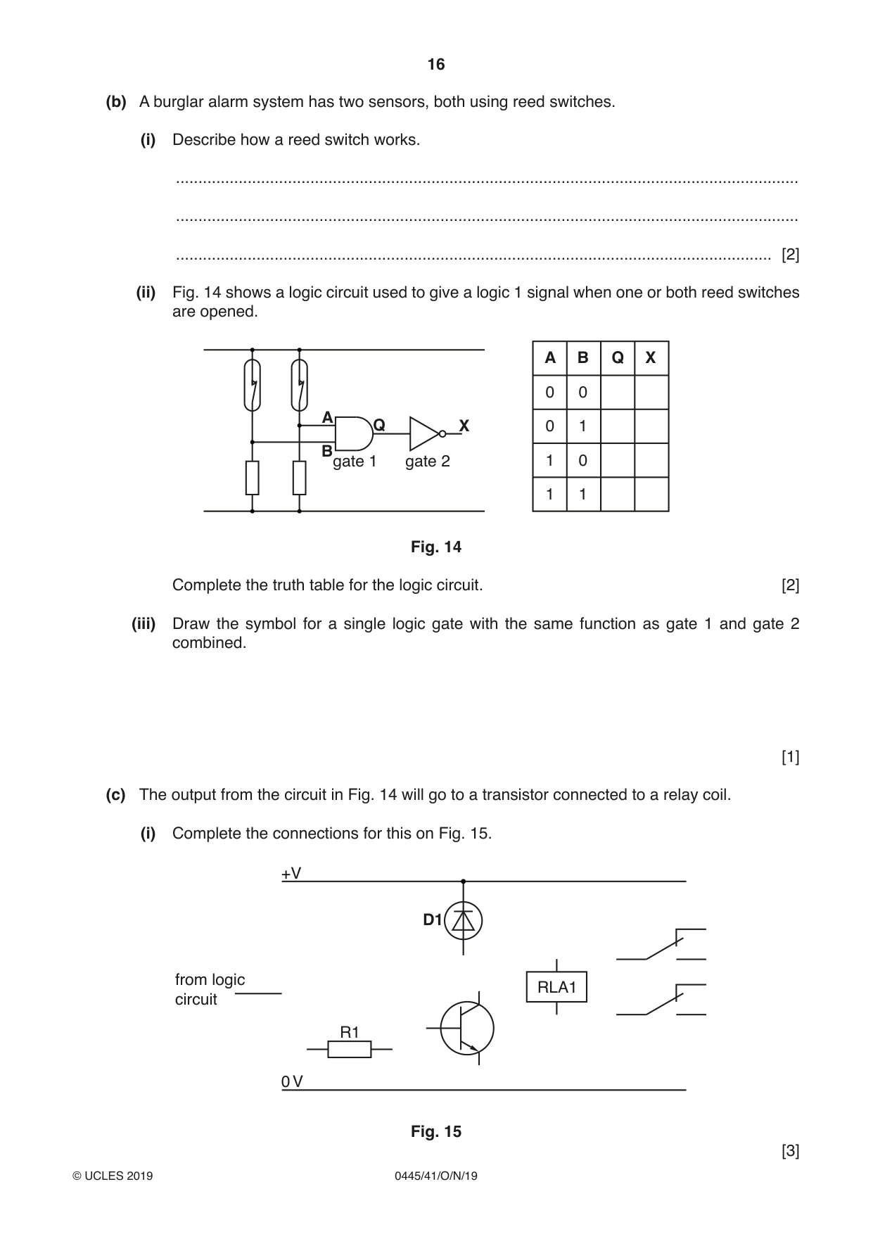 Cambridge IGCSE Design and Technology 0445 2019 Oct/Nov Paper 4 · Variant 1 question paper, page 16 of 20