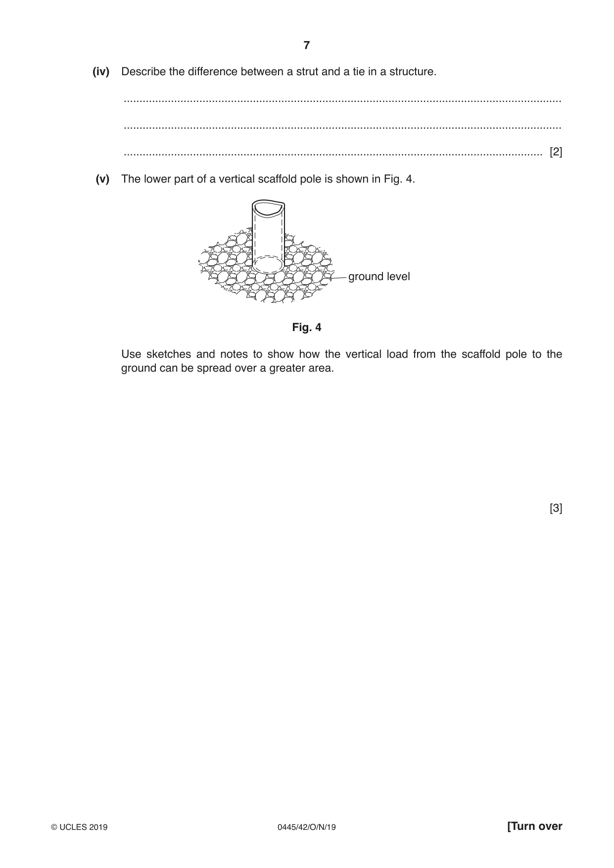 Cambridge IGCSE Design and Technology 0445 2019 Oct/Nov Paper 4 · Variant 2 question paper, page 7 of 20