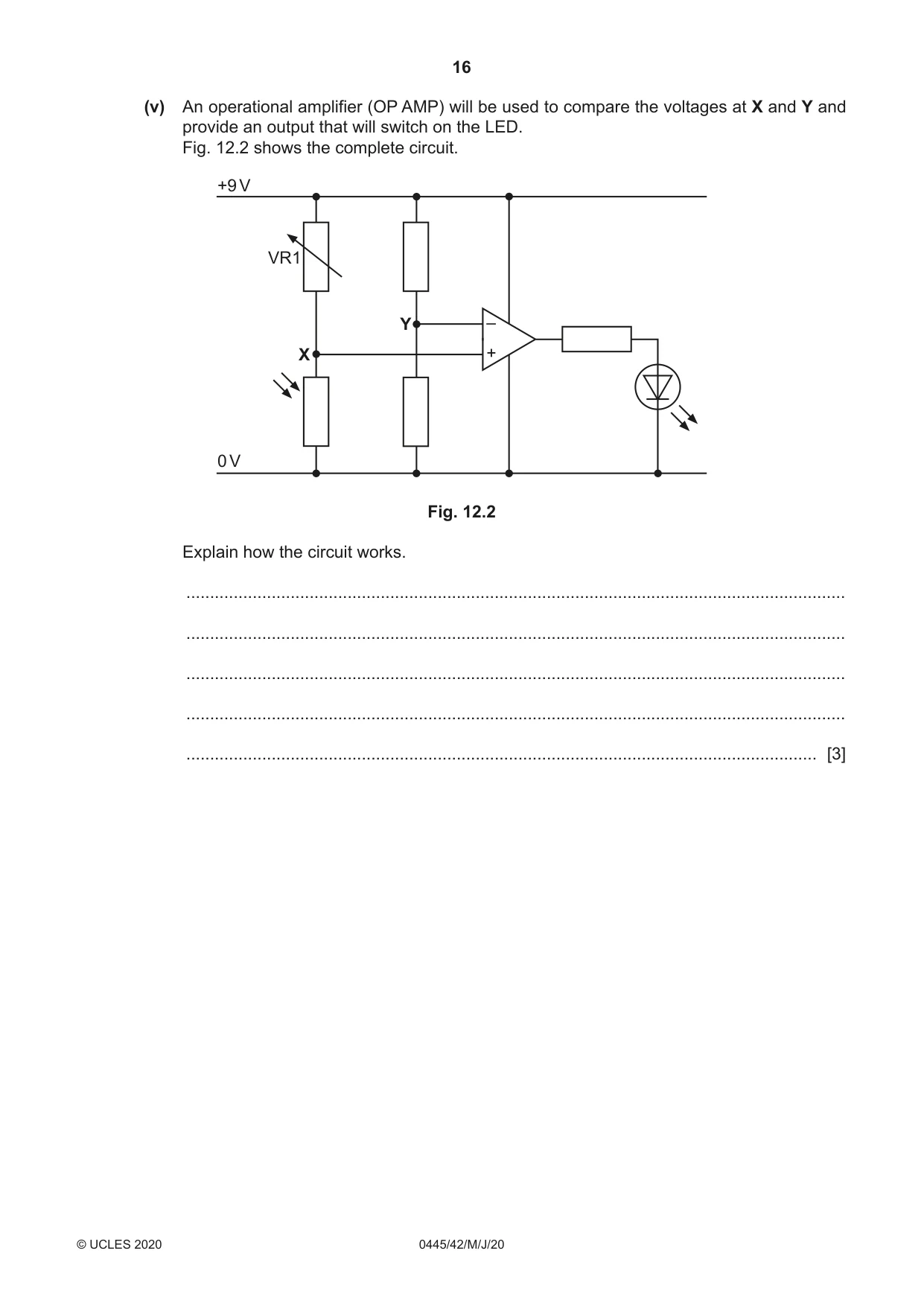 Cambridge IGCSE Design and Technology 0445 2020 May/June Paper 4 · Variant 2 question paper, page 16 of 20
