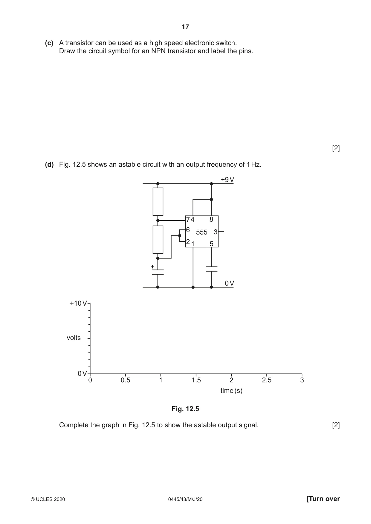 Cambridge IGCSE Design and Technology 0445 2020 May/June Paper 4 · Variant 3 question paper, page 17 of 20