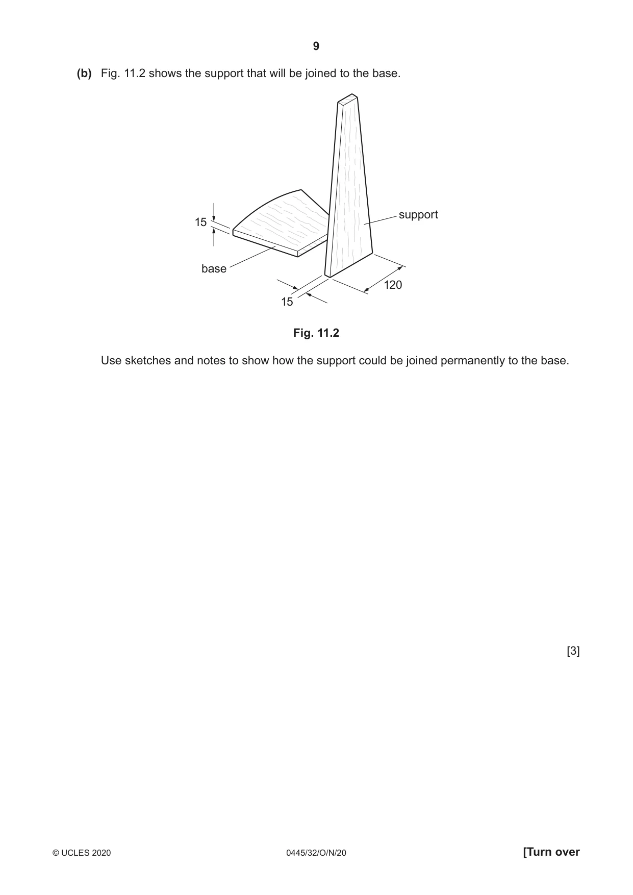 Cambridge IGCSE Design and Technology 0445 2020 Oct/Nov Paper 3 · Variant 2 question paper, page 9 of 24