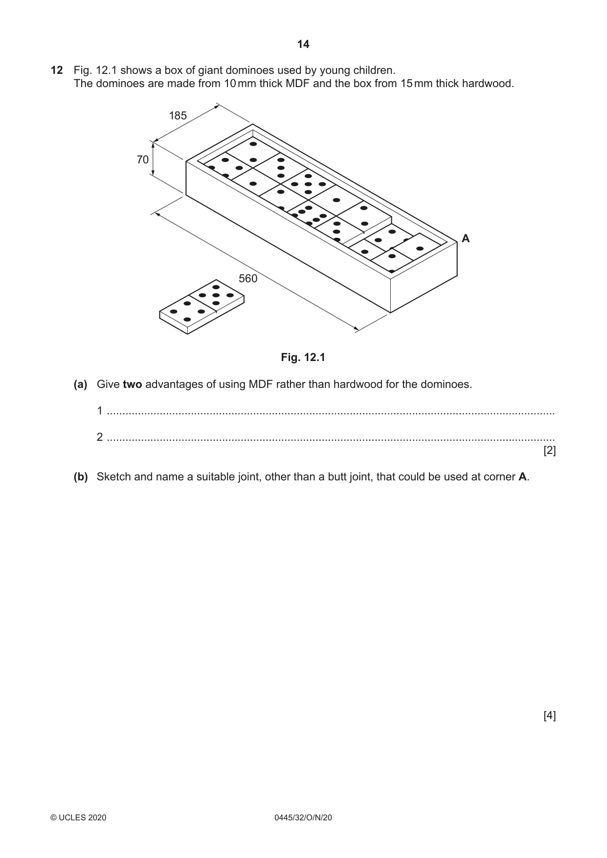 Cambridge IGCSE Design and Technology 0445 2020 Oct/Nov Paper 3 · Variant 2 question paper, page 14 of 24