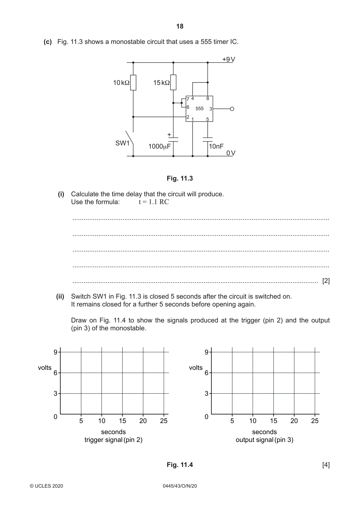 Cambridge IGCSE Design and Technology 0445 2020 Oct/Nov Paper 4 · Variant 3 question paper, page 18 of 20