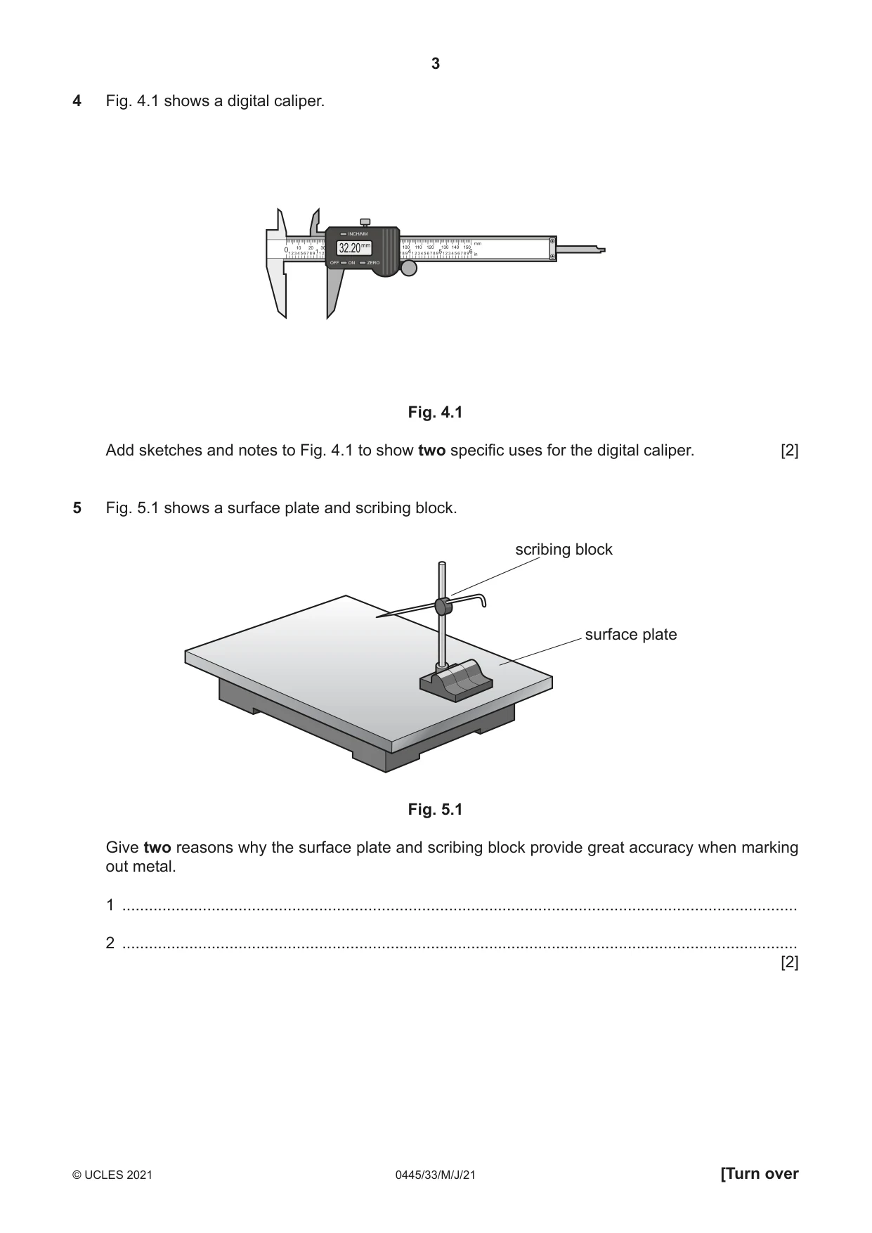 Cambridge IGCSE Design and Technology 0445 2021 May/June Paper 3 · Variant 3 question paper, page 3 of 20