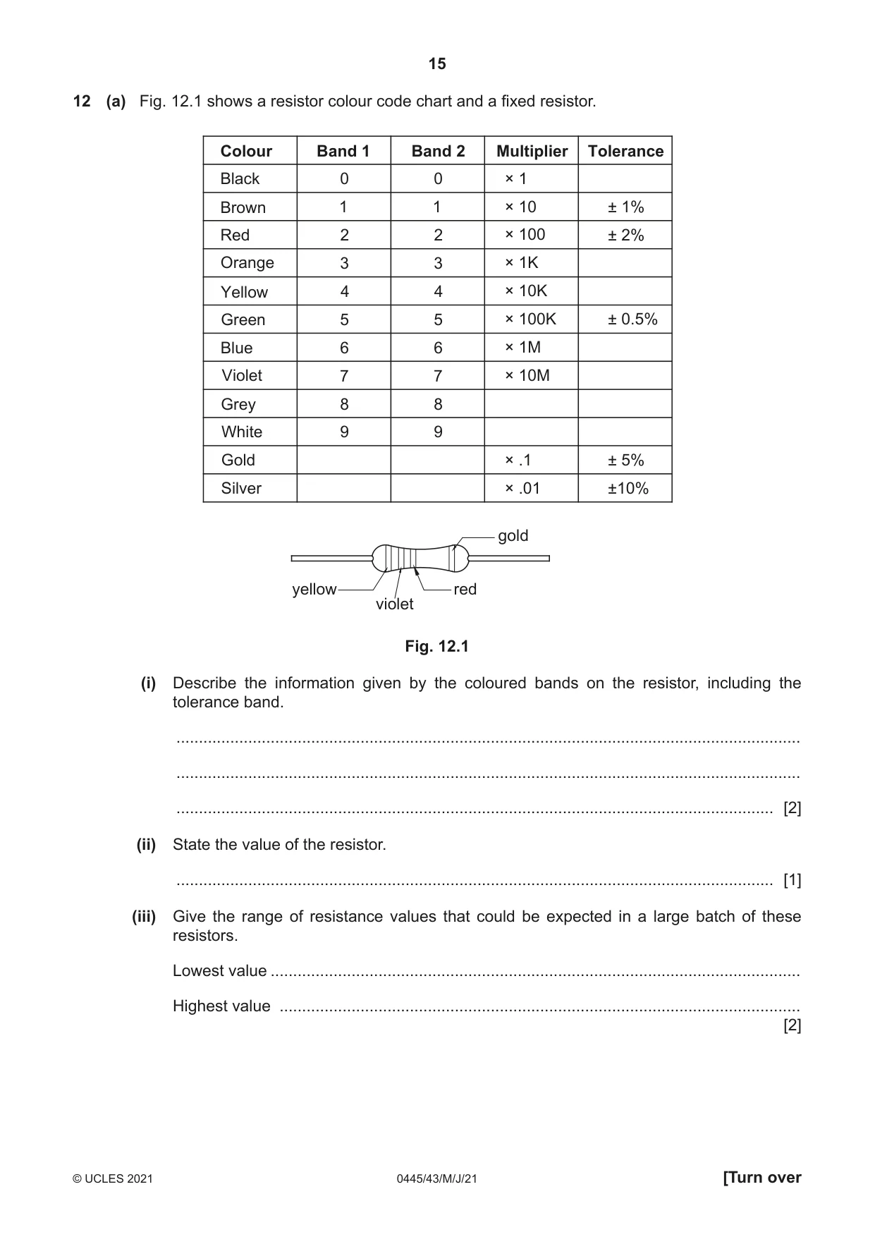 Cambridge IGCSE Design and Technology 0445 2021 May/June Paper 4 · Variant 3 question paper, page 15 of 20